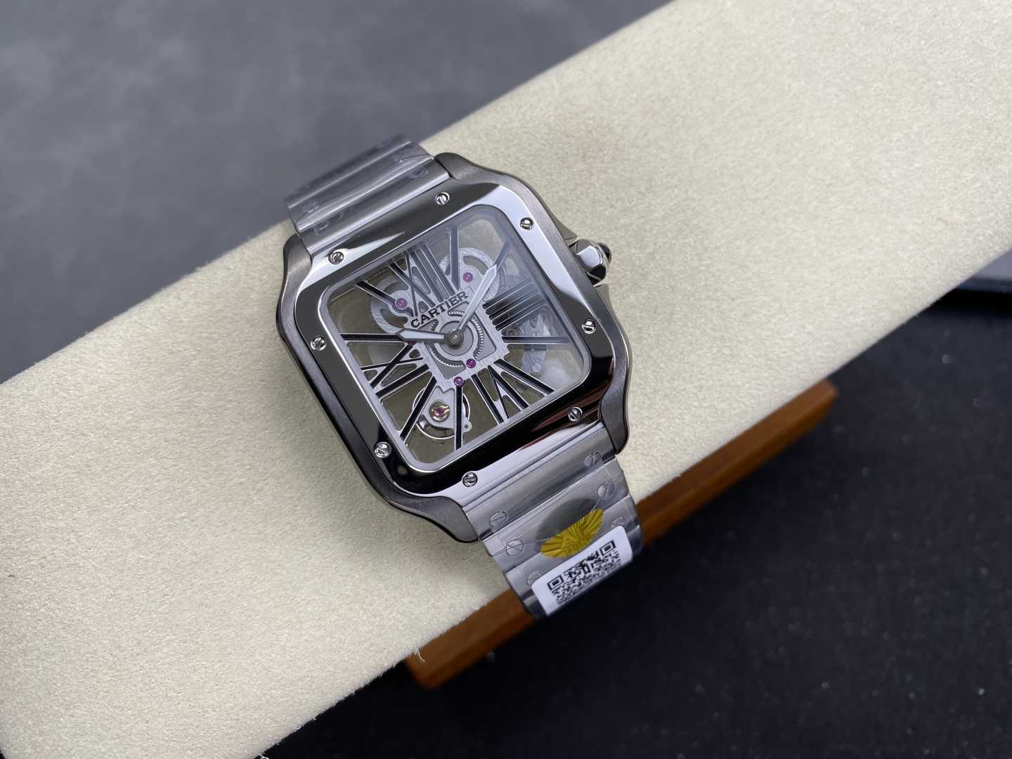 Cartier Santos de Cartier Skeleton 39.8 mm AF Factory Configuration 58CF17 1:1 Superclone