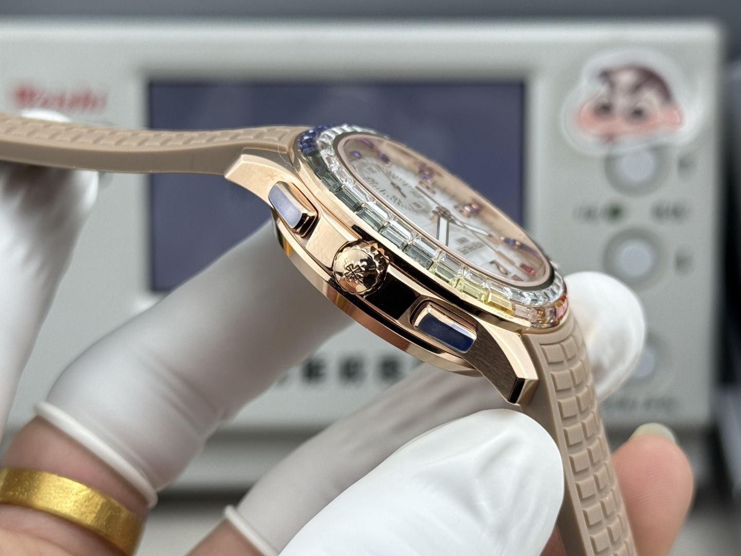 Patek Philippe Aquanaut Luce 7968/300R-001 Rainbow Chronograph 1:1 Superclone - Image 61