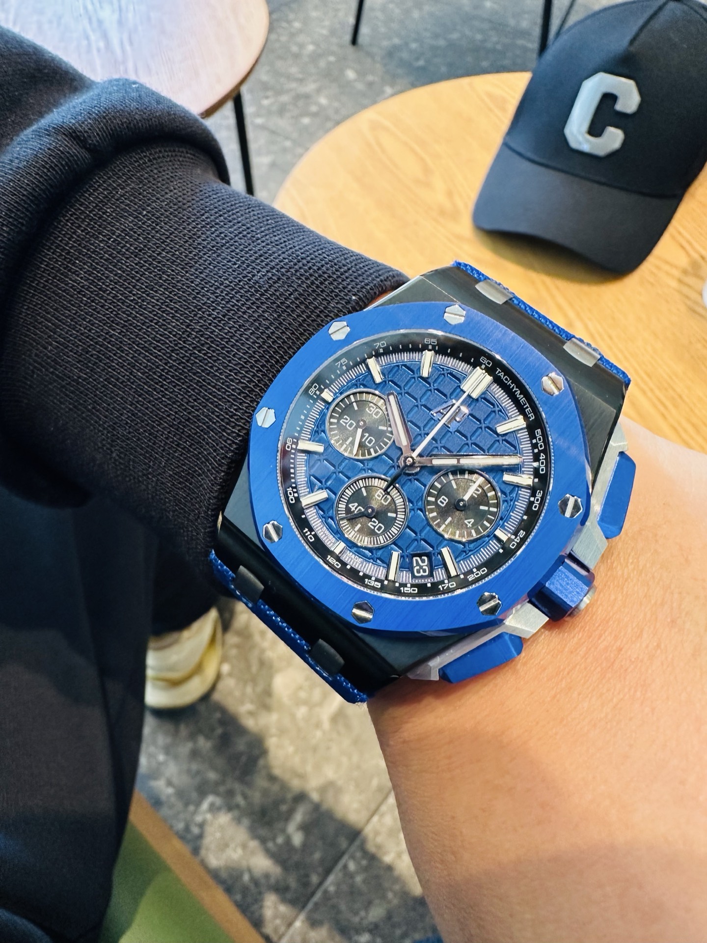 Audemars Piguet Royal Oak Offshore 26420 316 Stainless Steel Rubber strap 44 mm Date display LS Factory Configuration 785292 1:1 Superclone - Image 4