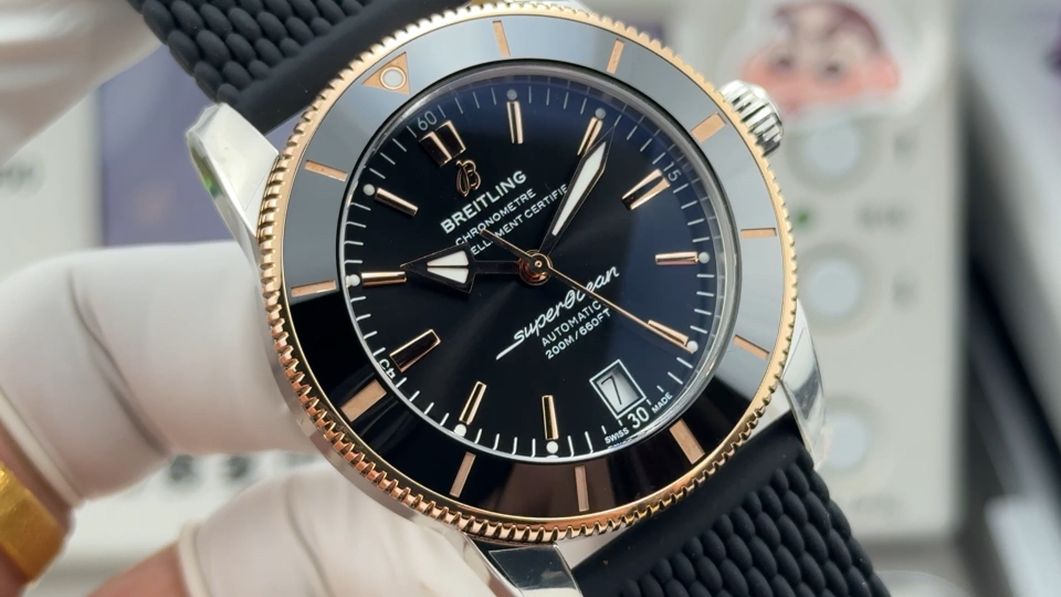 Breitling Superocean Heritage Rubber strap 42 mm GF Factory Configuration BEDC2A 1:1 Superclone