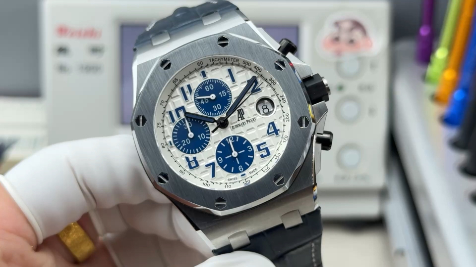 Audemars Piguet Royal Oak Offshore 26470 Stainless steel Rubber strap 42 mm Chronograph LS Factory Configuration 11AAEE 1:1 Superclone