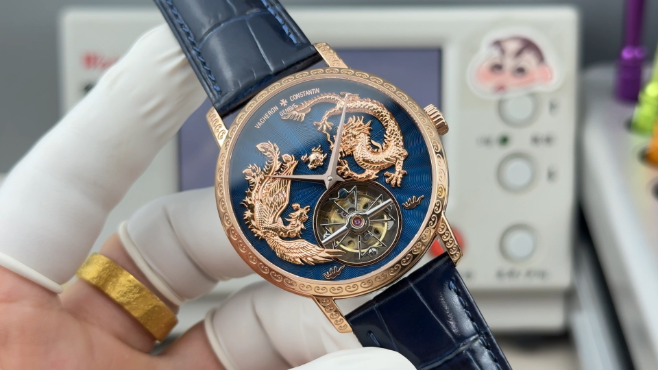 Vacheron Constantin Traditionnelle Rose-gold tone Black dial 41 mm Tourbillon Manual-wind ANT Factory Configuration 2052C0 1:1 Superclone