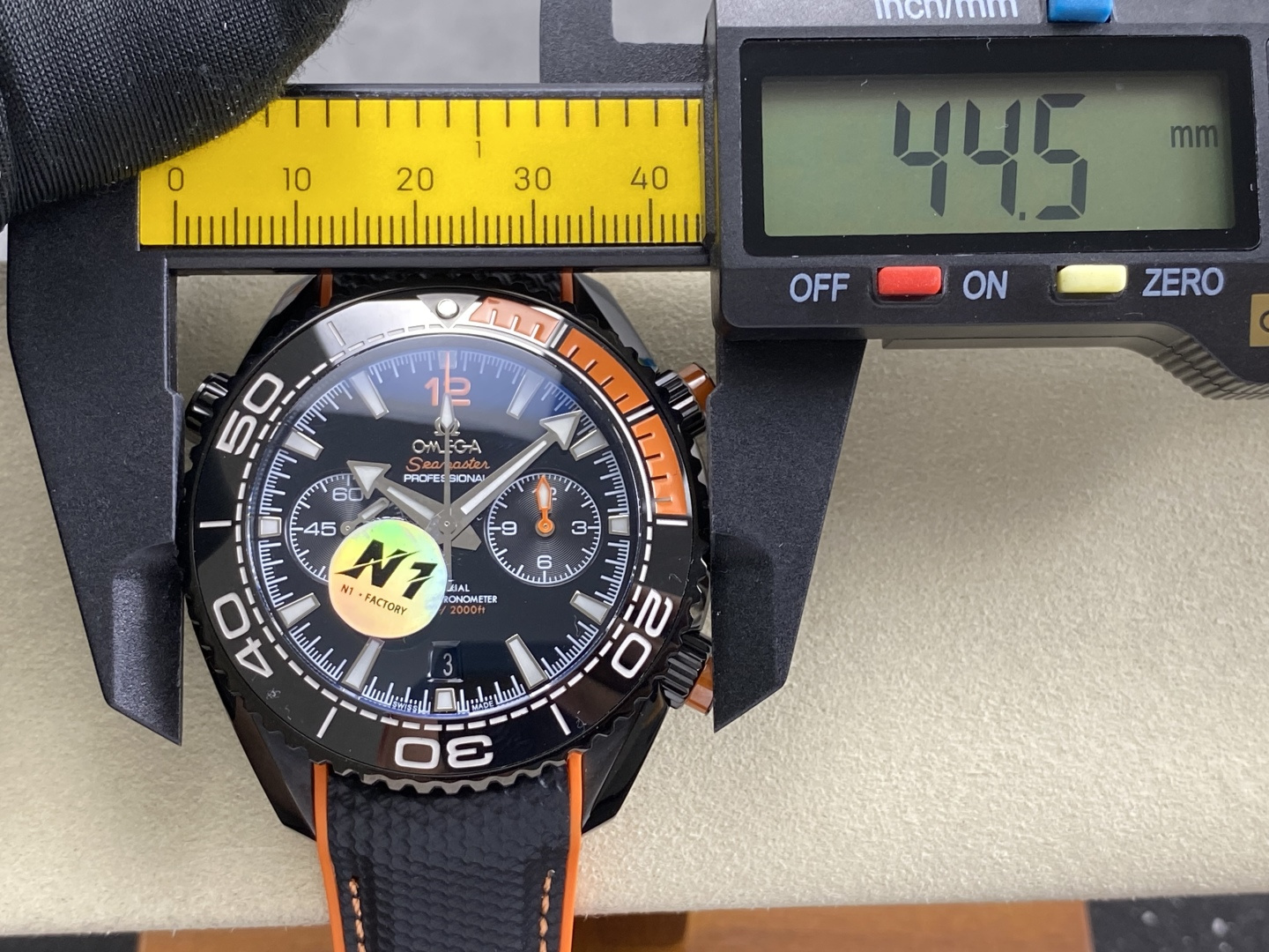 Omega Seamaster Planet Ocean 600M Chronograph 0263DB 1:1 Superclone - Image 7