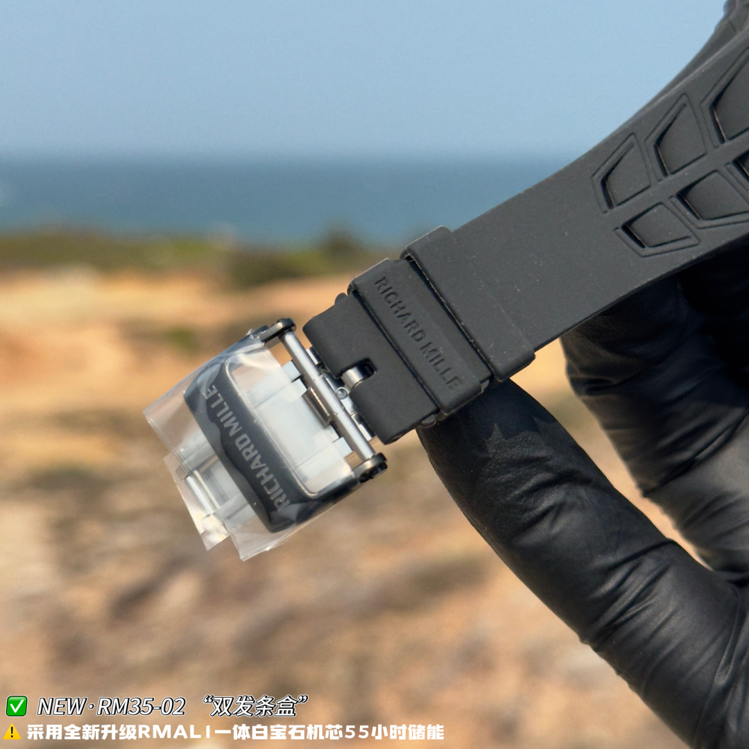 Richard Mille RM 035 RM35-02 Black dial Rubber strap Configuration CF5D15 1:1 Superclone