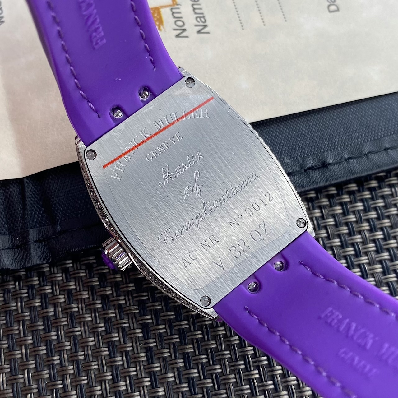 Franck Muller Vanguard V32 Leather strap 42.3 mm Configuration 6ACE31 1:1 Superclone - Image 9