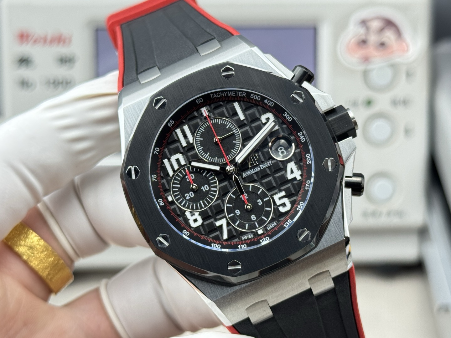 Audemars Piguet Royal Oak Offshore 26470 Stainless steel Rubber strap 42 mm Chronograph LS Factory Configuration 150FA6 1:1 Superclone - Image 5