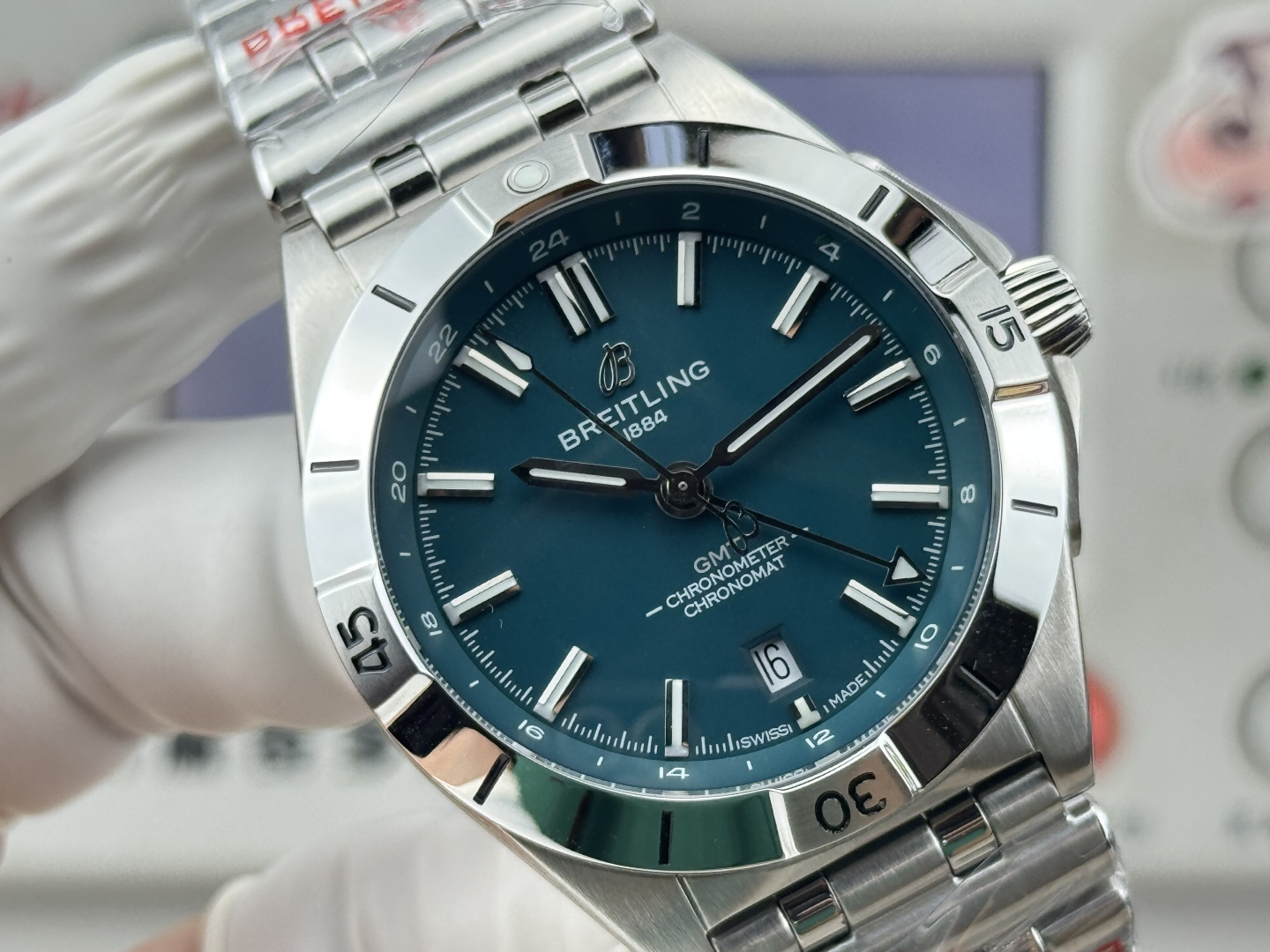 Breitling Chronomat A32398101M1A1 Stainless steel Stainless-steel bracelet 1:1 Superclone - Image 56