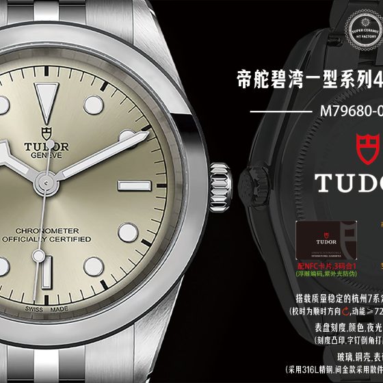 Tudor Black Bay Gold 41 mm HT Factory Configuration 10734B 1:1 Superclone