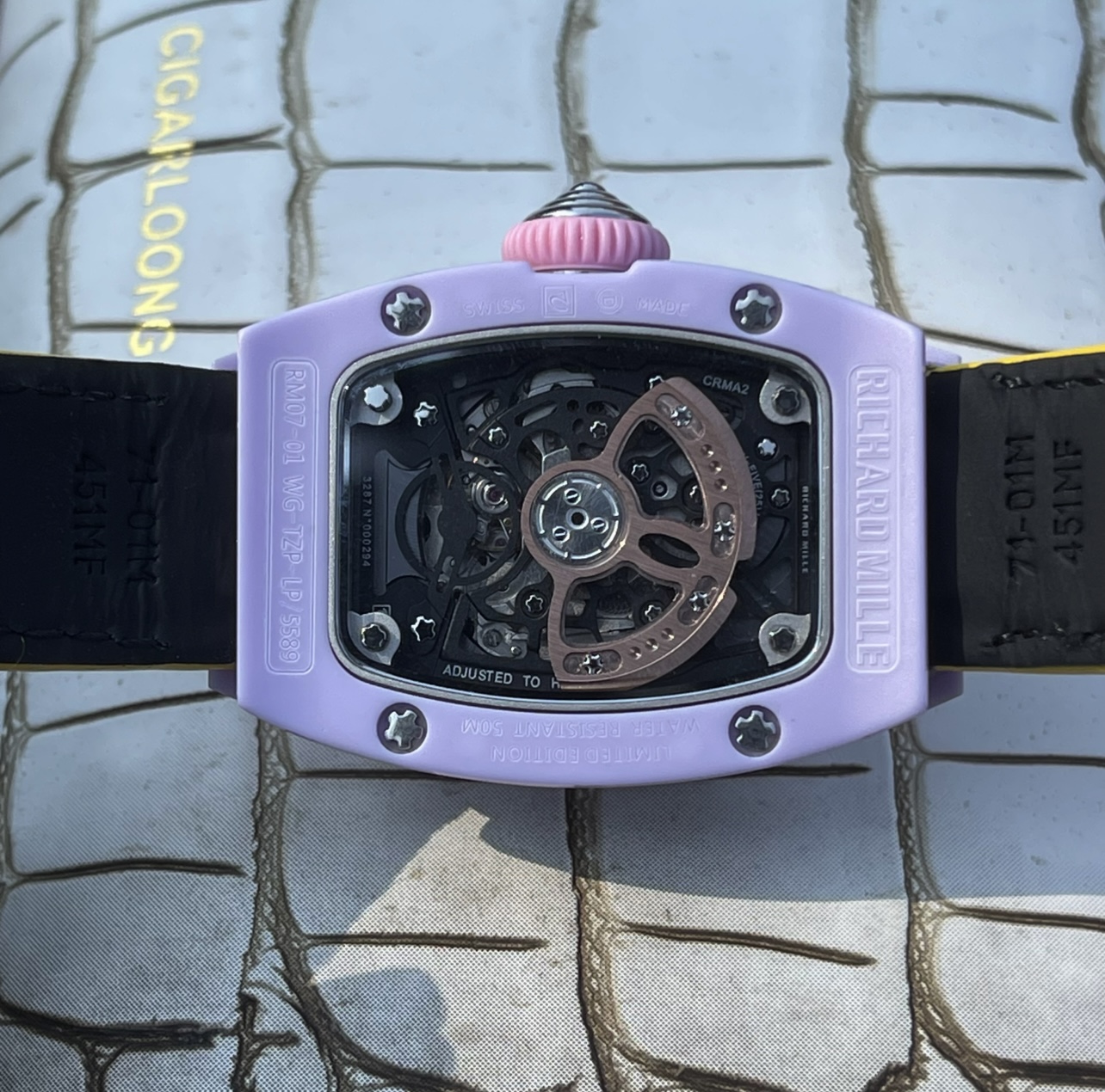 Richard Mille RM 07 RM07-01 Ceramic 45 x 31 mm Configuration 44B989 1:1 Superclone - Image 6