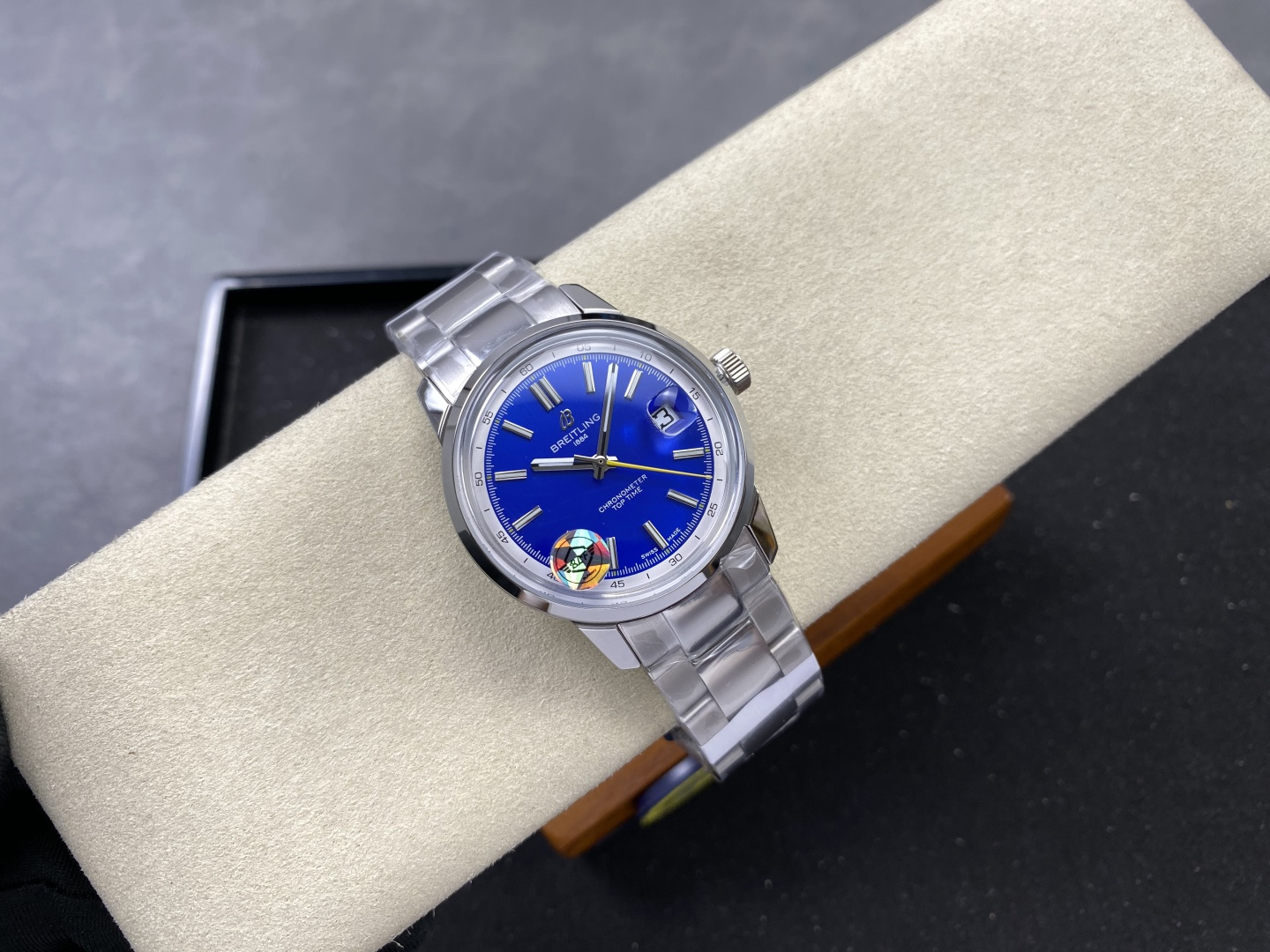 Breitling Top Time Stainless-steel bracelet 38 mm BLS Factory Configuration 744E01 1:1 Superclone