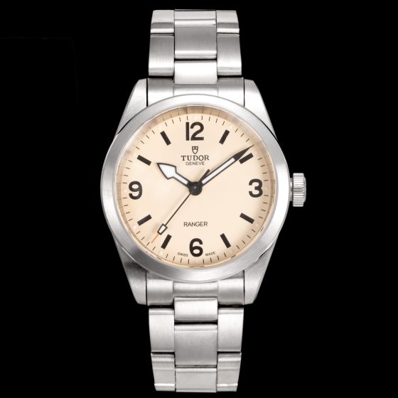 Tudor Ranger watch - 39mm steel case, Beige domed dial - m79950-0008 1:1 Superclone