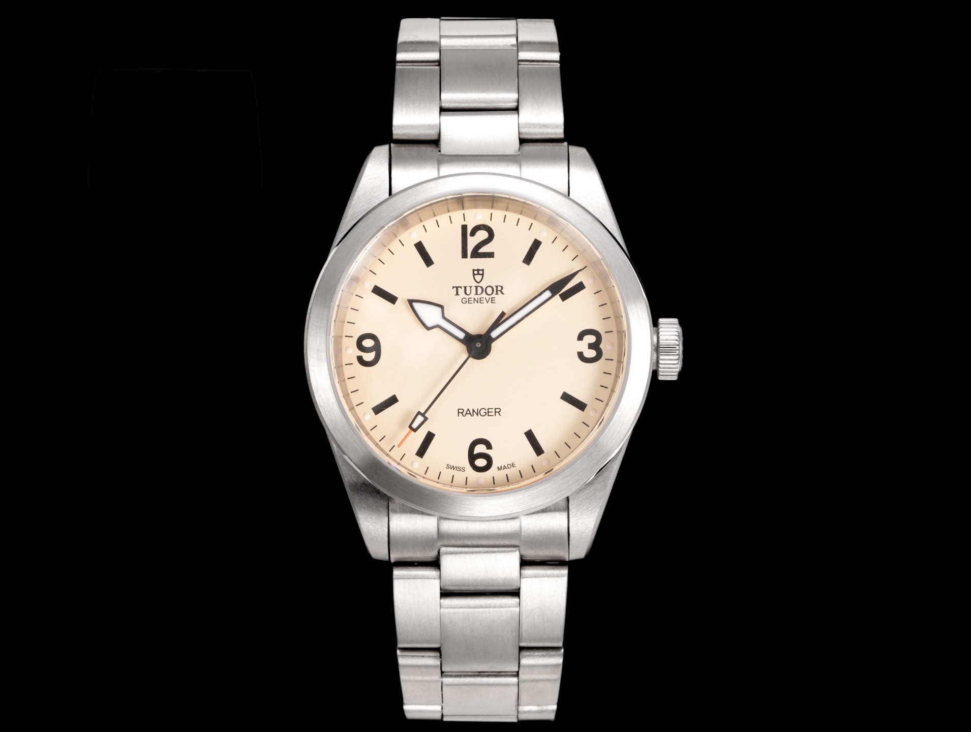 Tudor Ranger watch - 39mm steel case, Beige domed dial - m79950-0008 1:1 Superclone