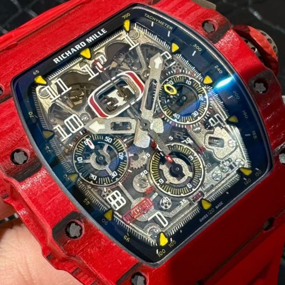Richard Mille RM 011 RM11-03 Rubber strap Configuration A18511 1:1 Superclone