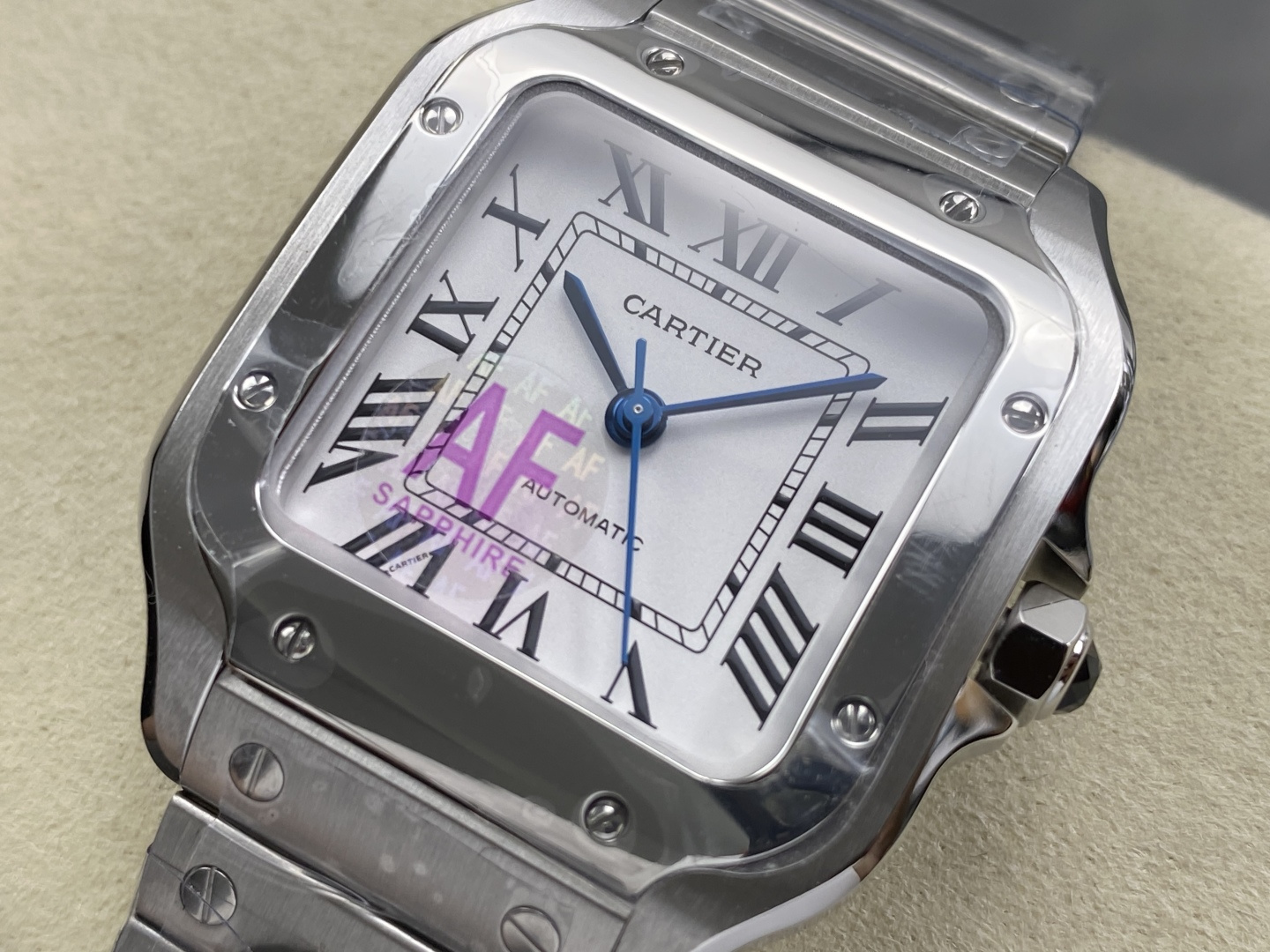 Cartier Santos 35.1 mm AF Factory Configuration E776BA 1:1 Superclone - Image 8