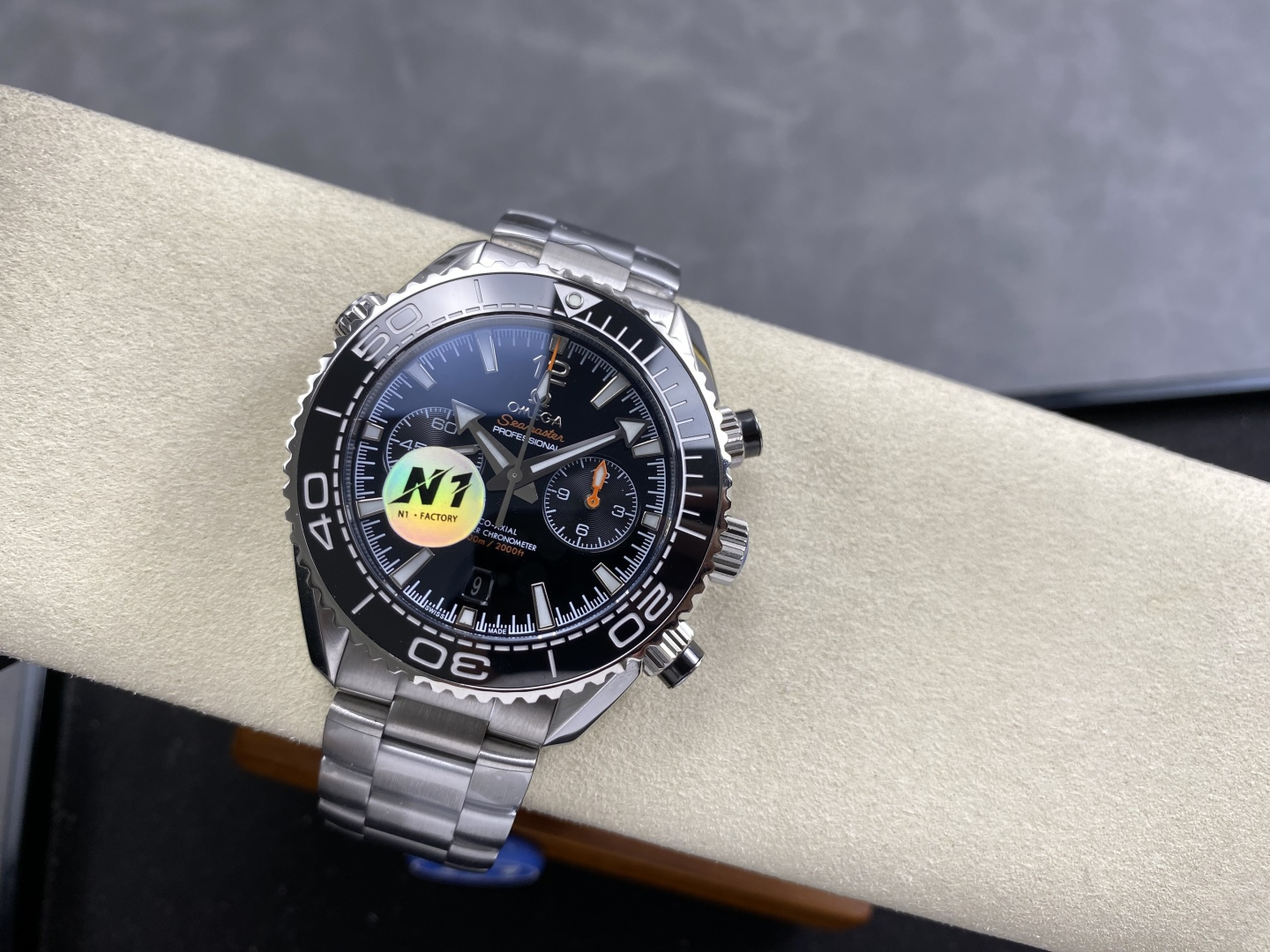 Omega Seamaster Planet Ocean 600M Co-Axial Master Chronometer Chronograph 45.5 mm 215.30.46.51.01.001 1:1 Superclone - Image 3
