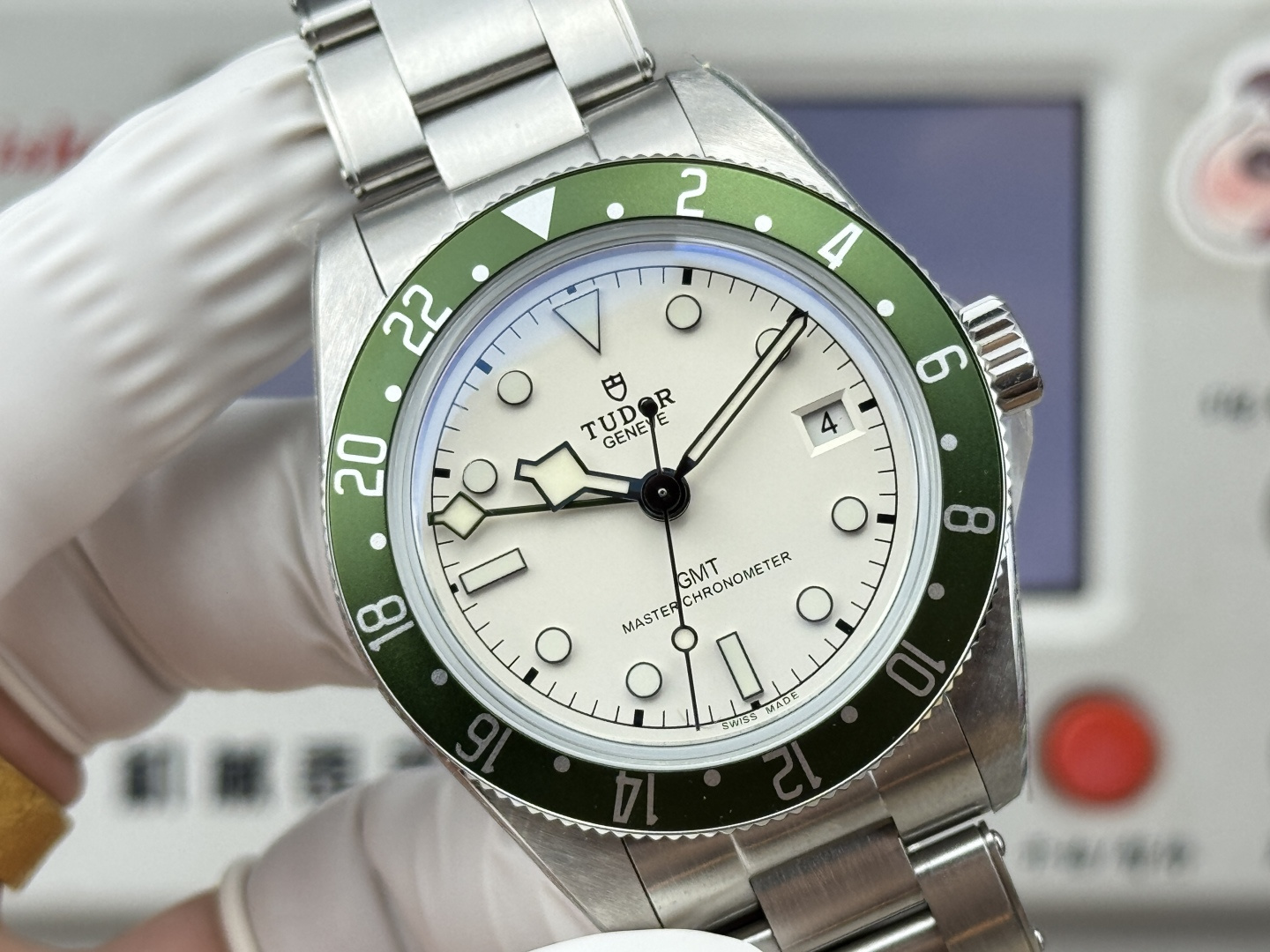Tudor Black Bay Blue Stainless steel White dial Stainless-steel bracelet 39 mm GMT / dual time Configuration 2D9A70 1:1 Superclone - Image 8