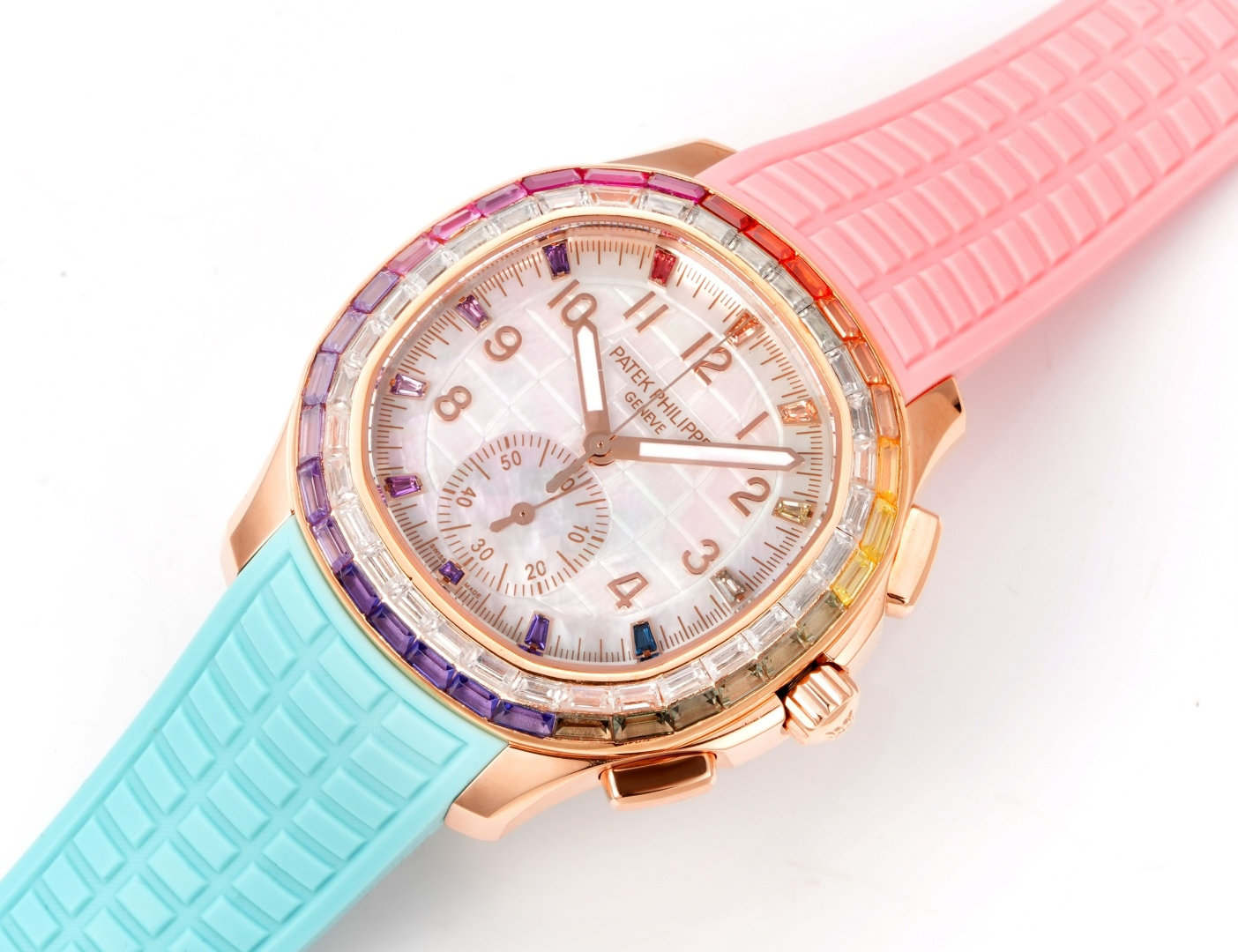 Patek Philippe Aquanaut Luce 7968/300R-001 Rainbow Chronograph 1:1 Superclone - Image 90
