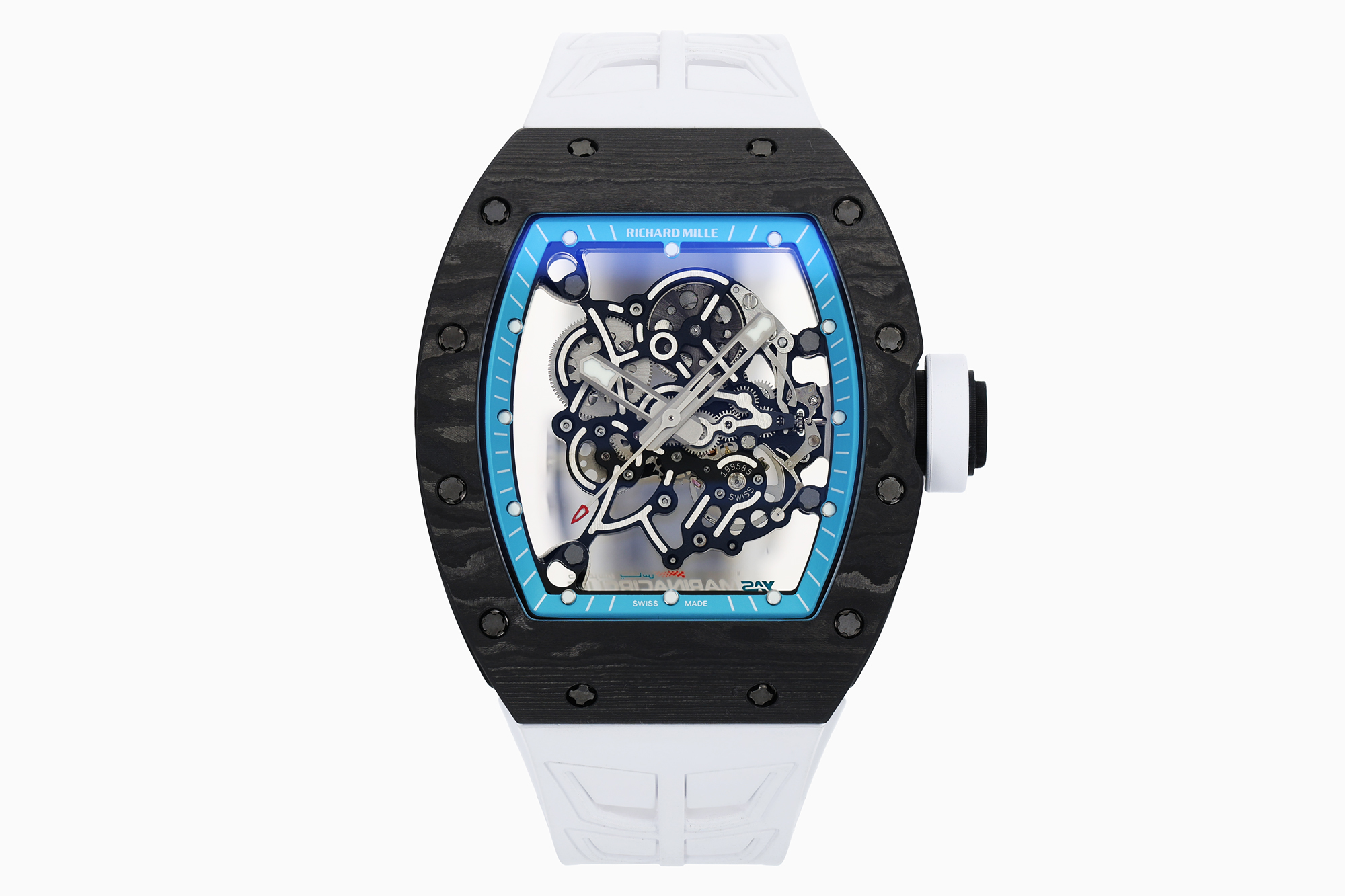 Richard Mille RM 055 RM055 Carbon composite Manual-wind ZF Factory Configuration 3D7C72 1:1 Superclone - Image 8
