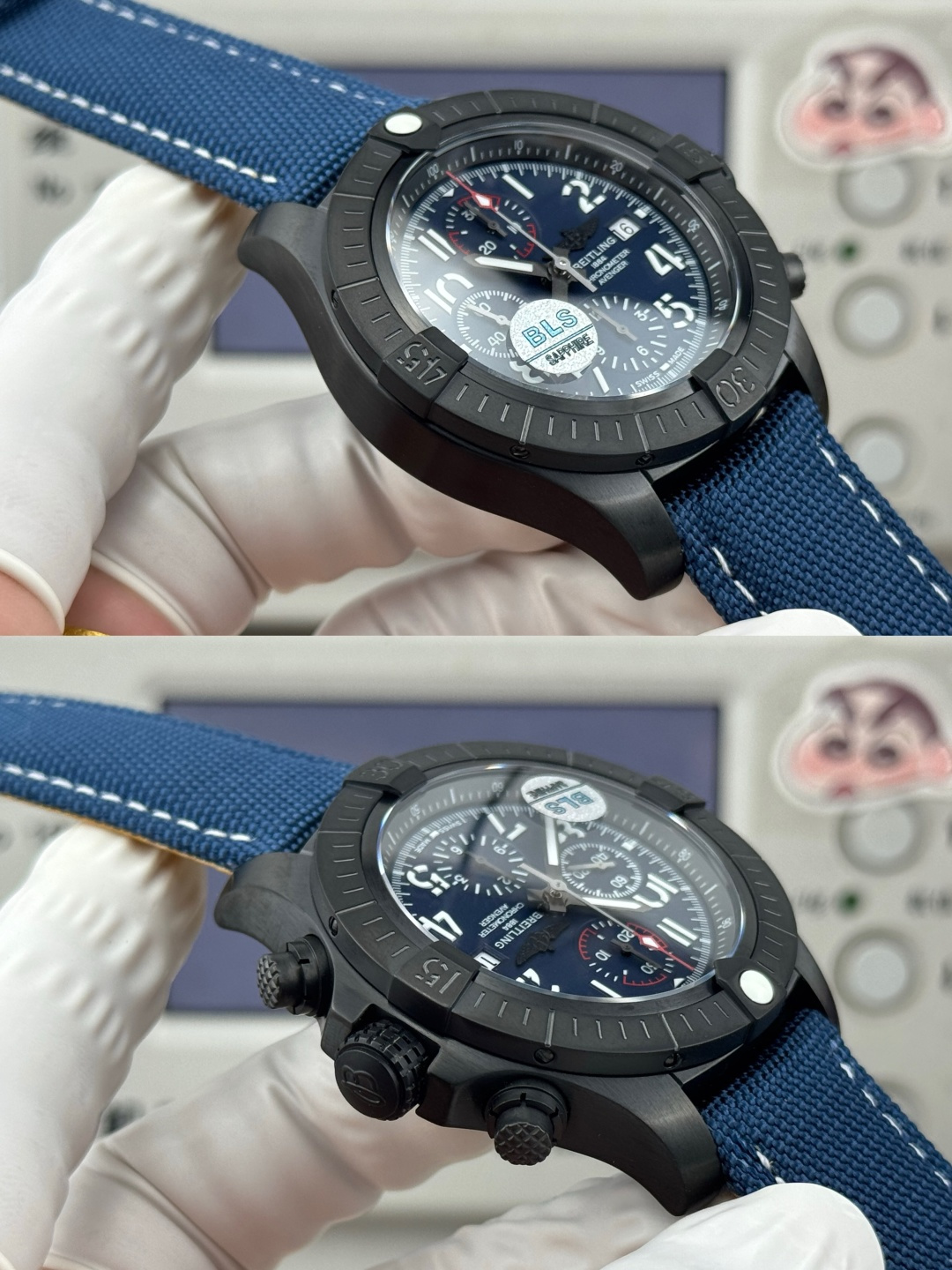 Breitling Avenger Stainless steel 45 mm Chronograph BLS Factory Configuration B33A15 1:1 Superclone - Image 9