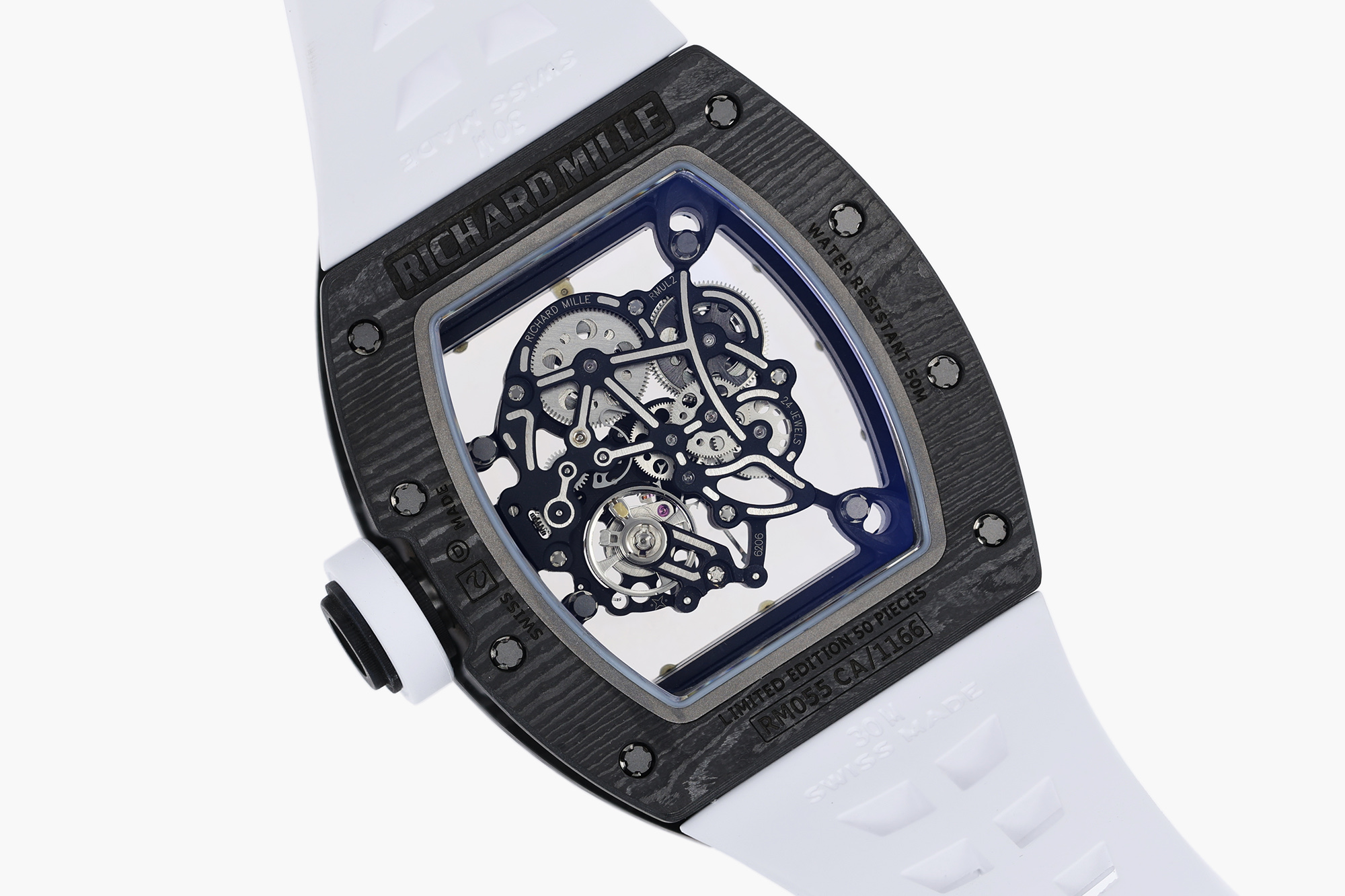 Richard Mille RM 055 RM055 Carbon composite Manual-wind ZF Factory Configuration 3D7C72 1:1 Superclone - Image 2
