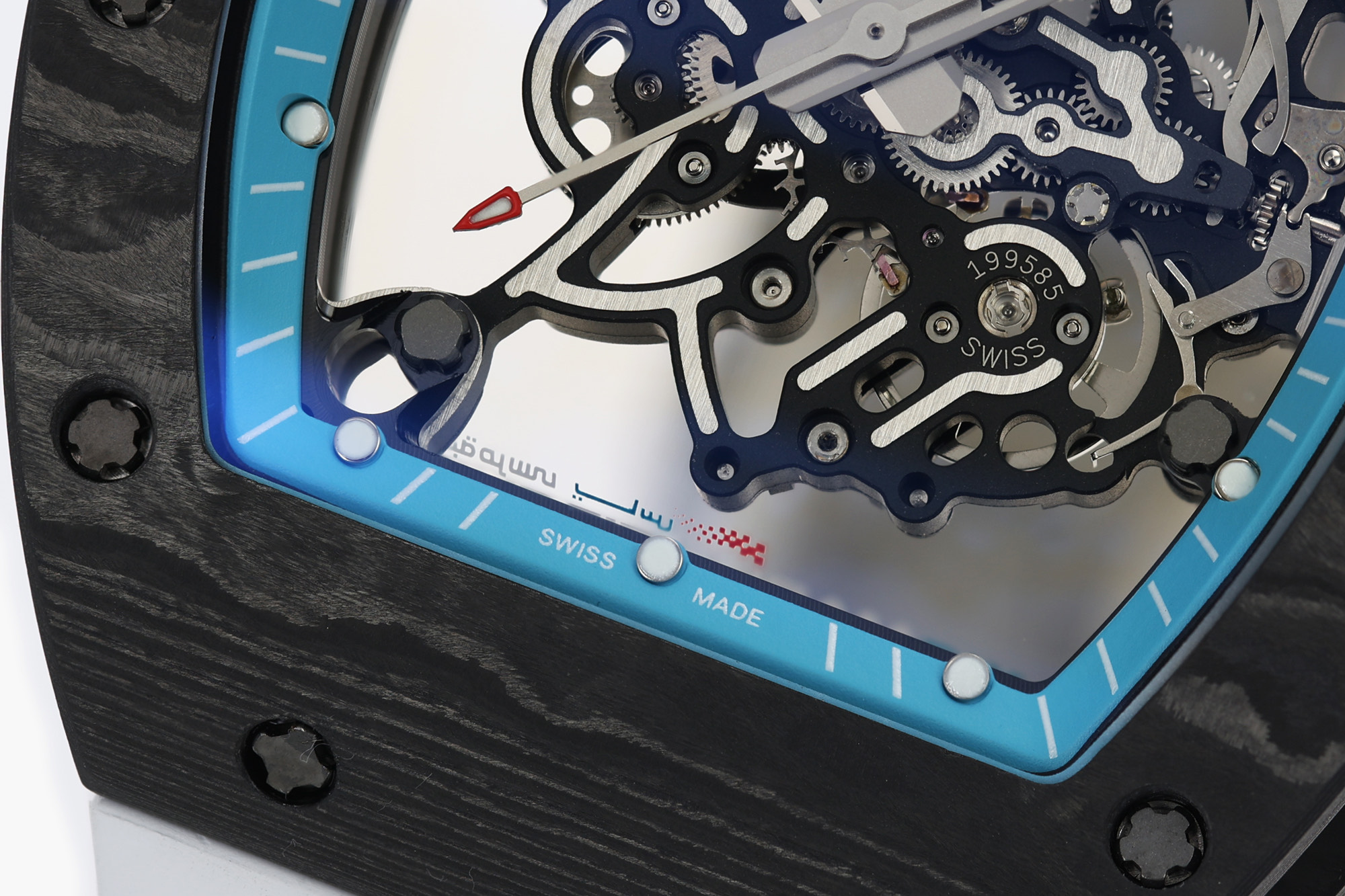 Richard Mille RM 055 RM055 Carbon composite Manual-wind ZF Factory Configuration 3D7C72 1:1 Superclone - Image 14