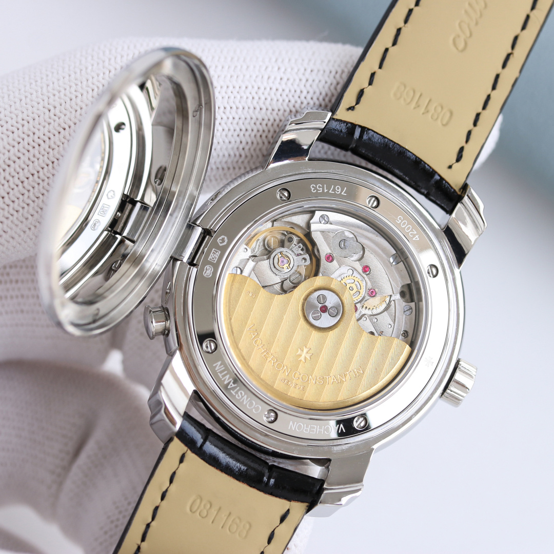 Vacheron Constantin Malte Stainless steel 40 mm GMT / dual time K11 Factory Configuration 03A418 1:1 Superclone - Image 7