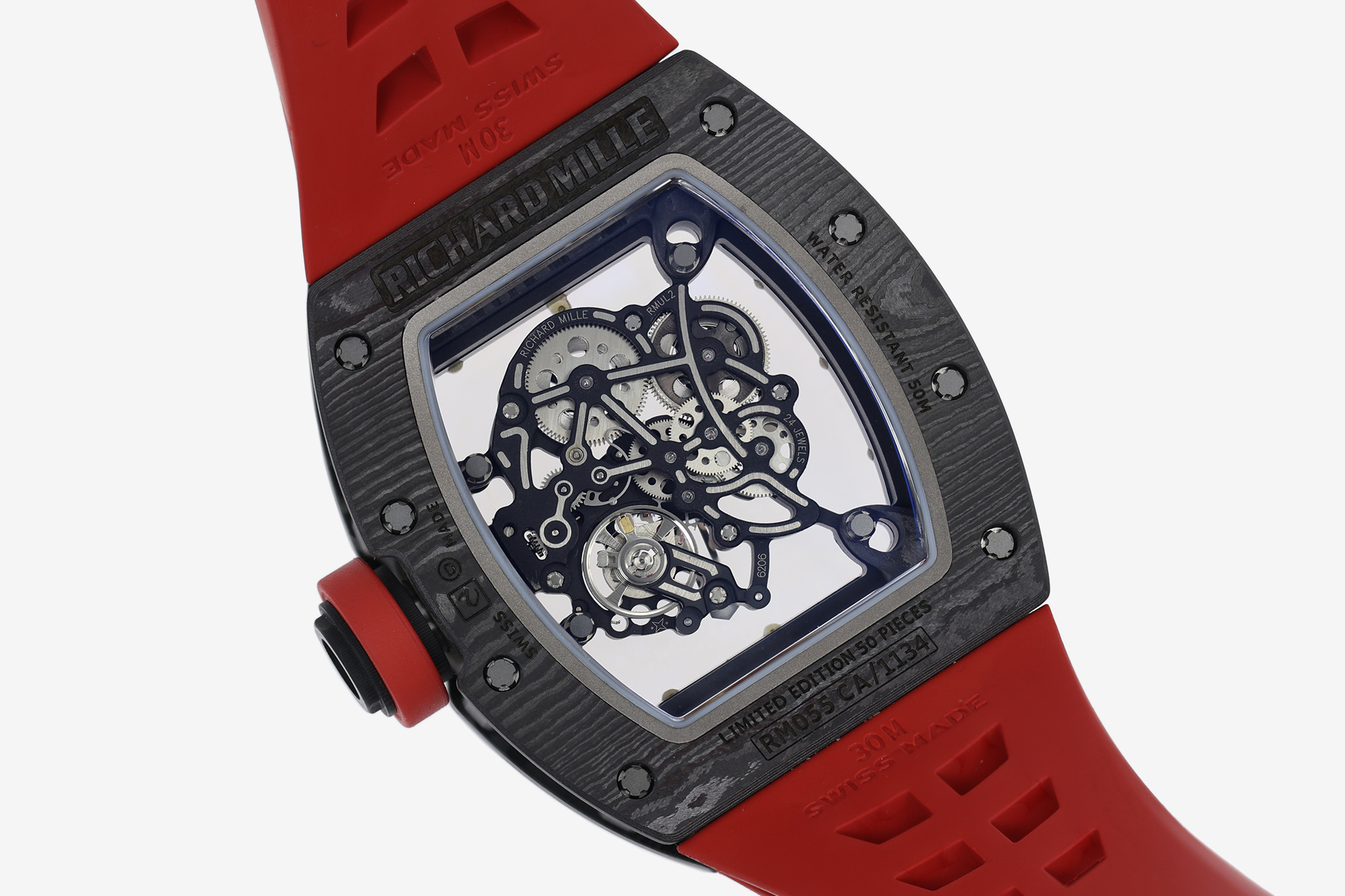Richard Mille RM 055 RM055 Carbon composite Manual-wind ZF Factory Configuration 2EAE9B 1:1 Superclone - Image 2