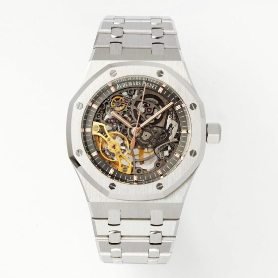 Audemars Piguet Royal Oak Double Balance Wheel Openworked 15407ST.OO.1220ST.01 1:1 Superclone