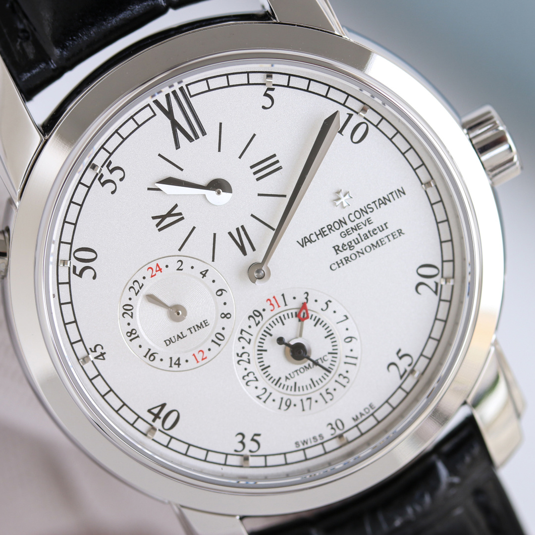 Vacheron Constantin Malte Stainless steel 40 mm GMT / dual time K11 Factory Configuration 03A418 1:1 Superclone - Image 8