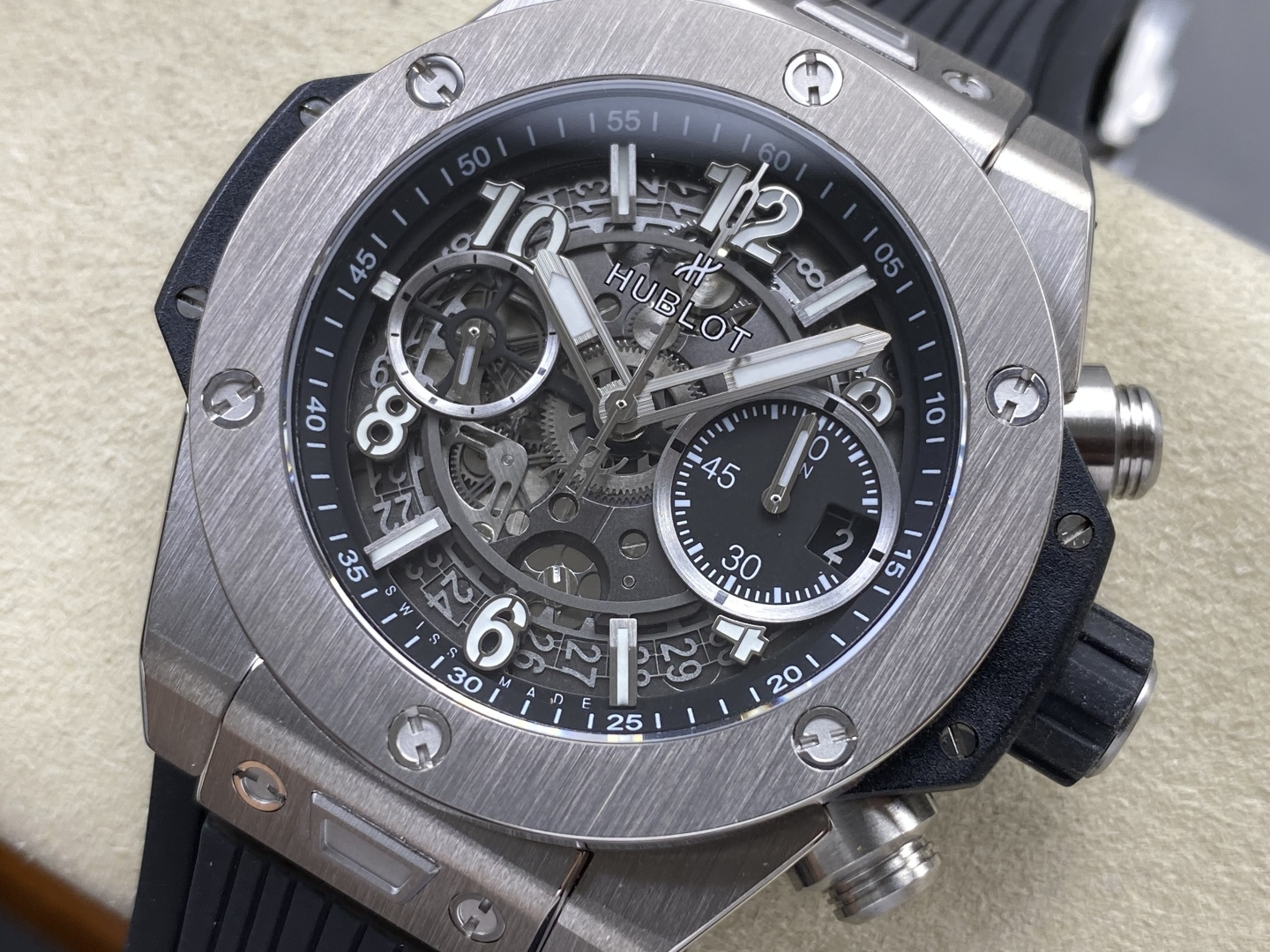 Hublot Big Bang Titanium 42 mm Chronograph BBF Factory Configuration 153F49 1:1 Superclone - Image 10