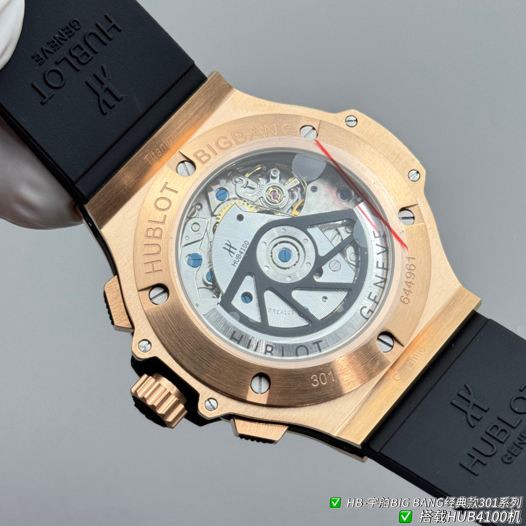 Hublot Big Bang Rubber strap 44 mm Chronograph Configuration AC9AB8 1:1 Superclone - Image 2