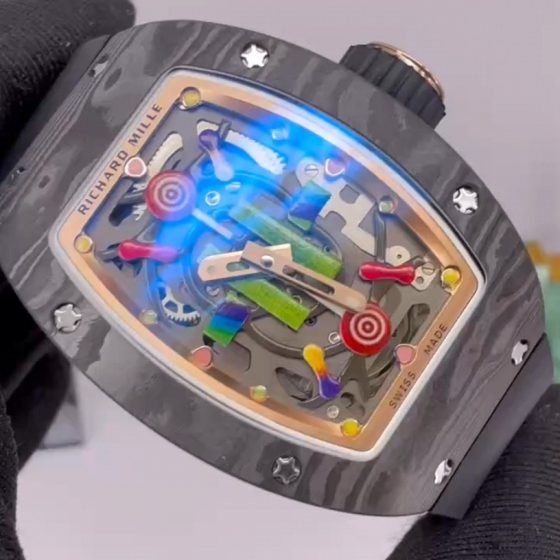 Richard Mille RM 07 RM07-03 Carbon composite Configuration B2B1C8 1:1 Superclone