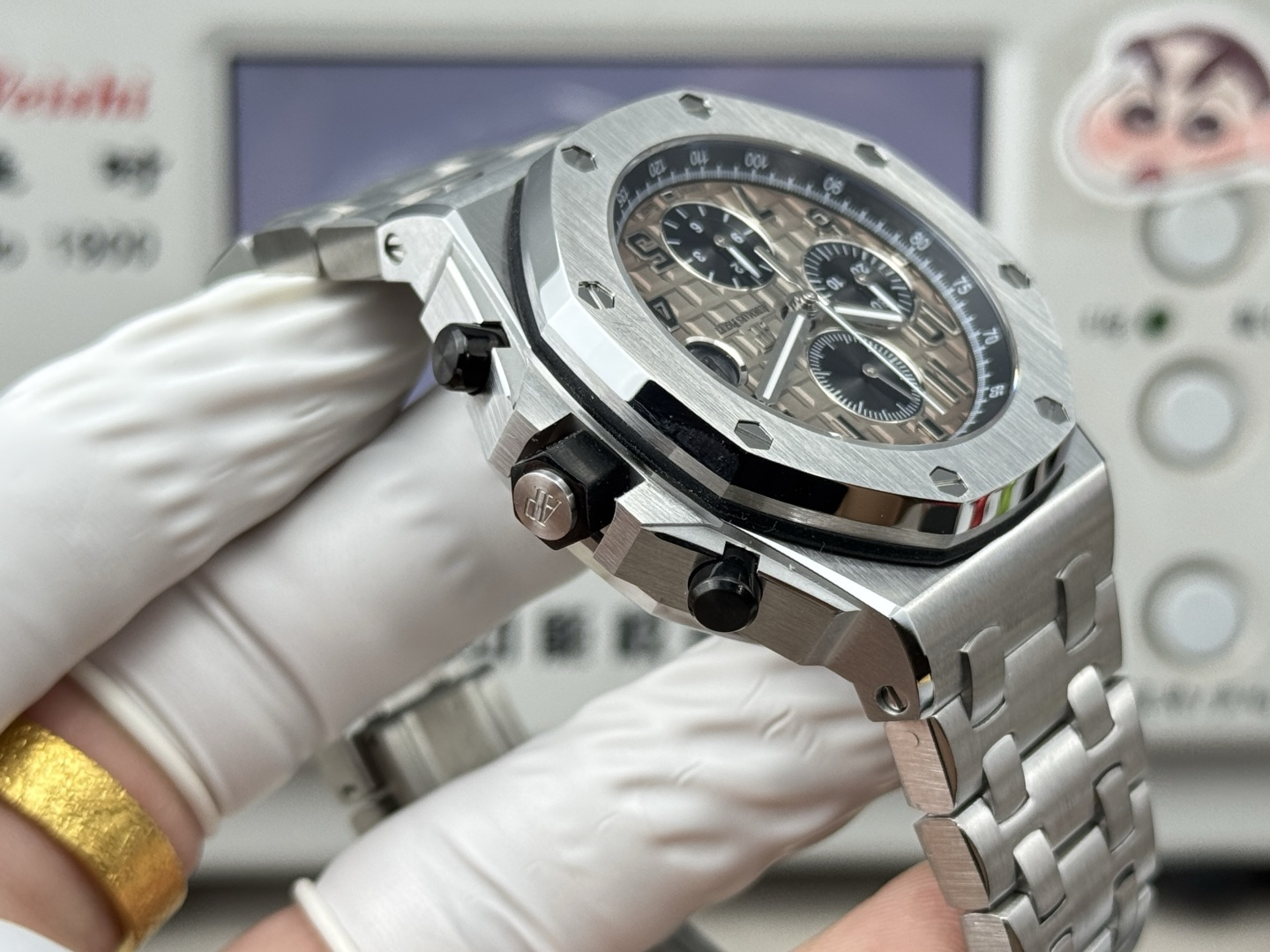 Audemars Piguet Royal Oak Offshore 26470 Stainless steel Rubber strap 42 mm Chronograph LS Factory Configuration DB08EE 1:1 Superclone - Image 4