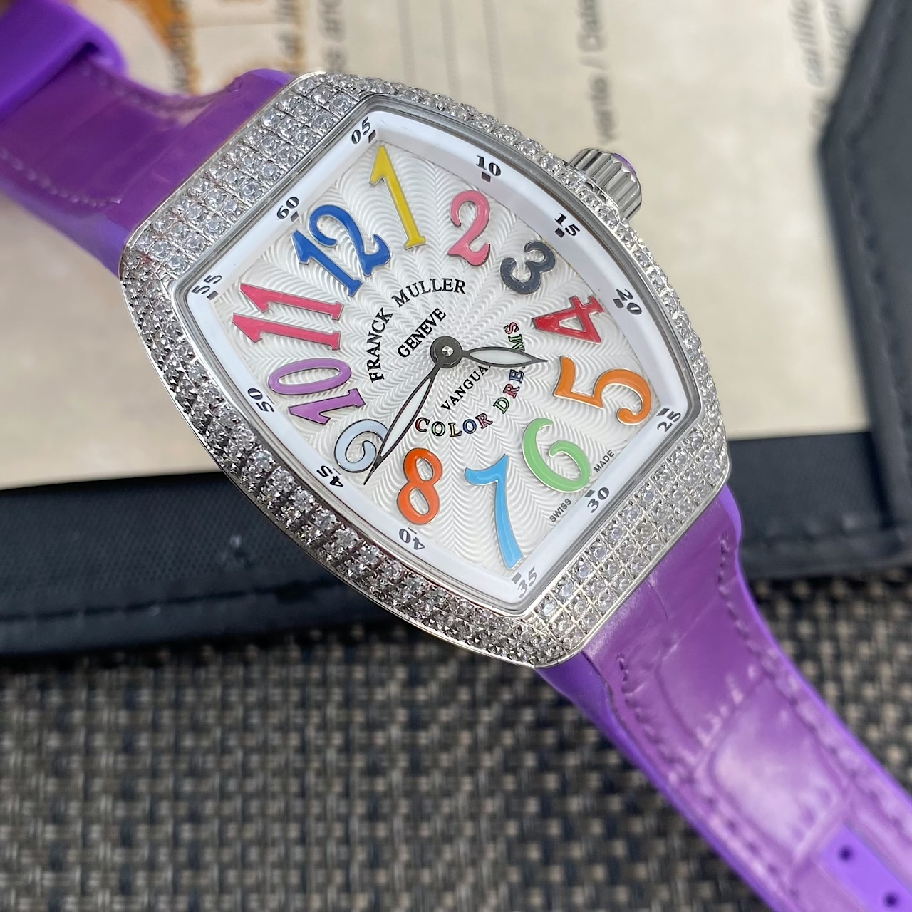Franck Muller Vanguard V32 Leather strap 42.3 mm Configuration 6ACE31 1:1 Superclone