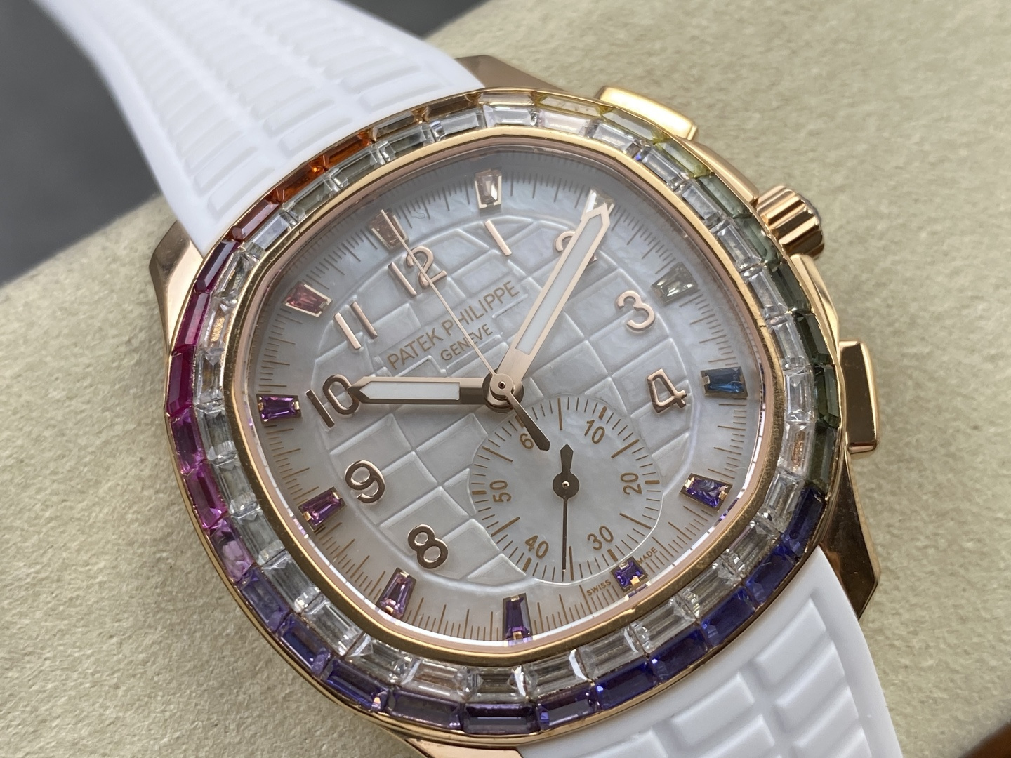 Patek Philippe Aquanaut Luce 7968/300R-001 Rainbow Chronograph 1:1 Superclone - Image 237