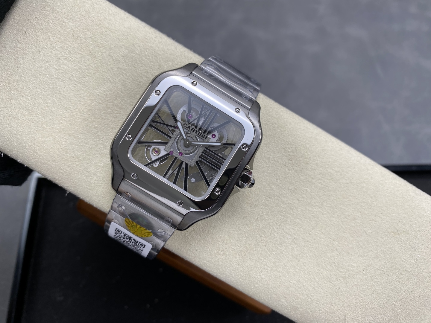 Cartier Santos de Cartier Skeleton 39.8 mm AF Factory Configuration 58CF17 1:1 Superclone - Image 2