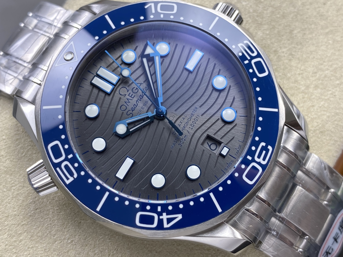 Omega Seamaster Diver 300M Green 42 mm Configuration 82B7B3 1:1 Superclone - Image 14