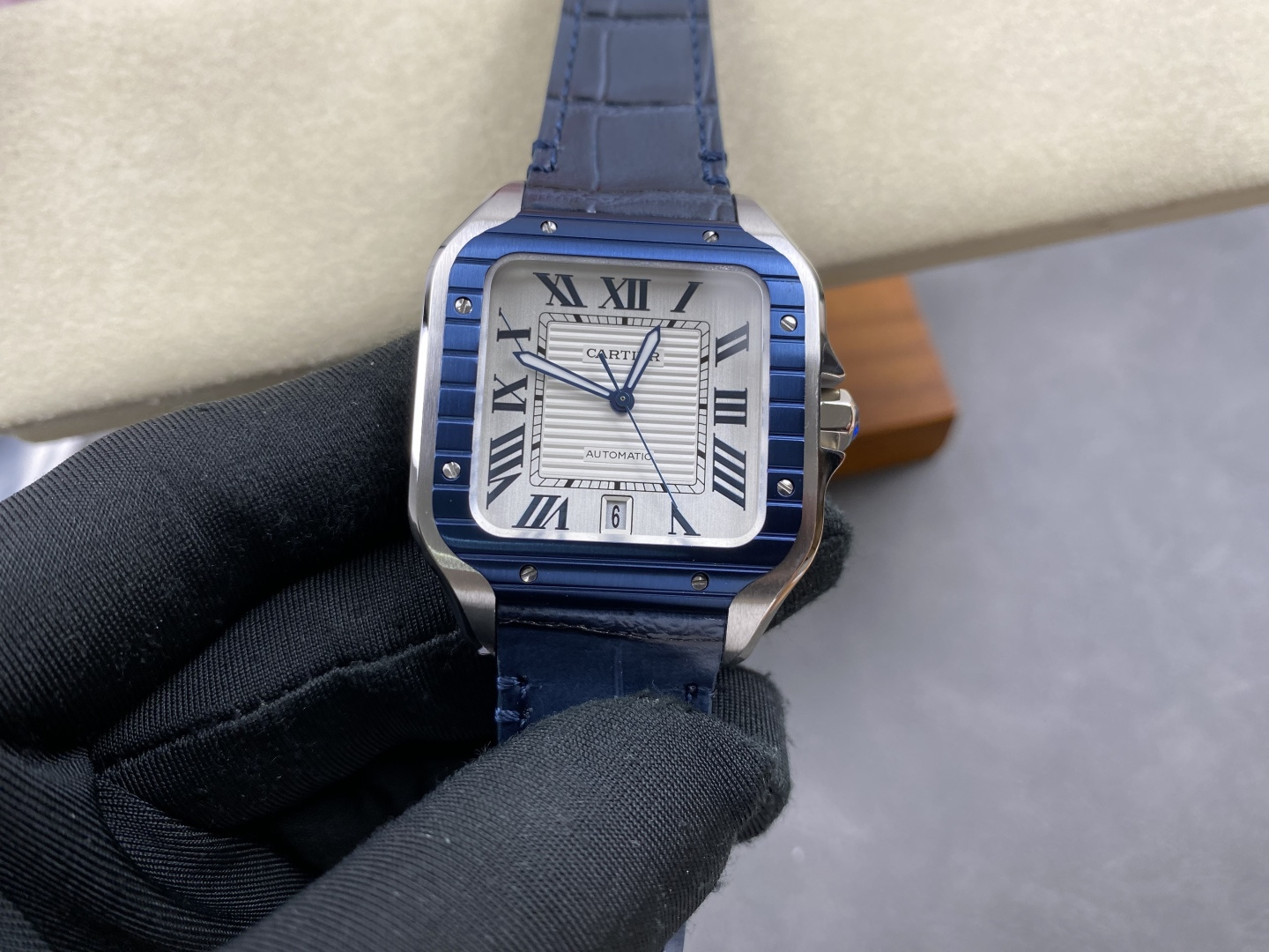 Cartier Santos 39.8 mm THB Factory Configuration 31D09E 1:1 Superclone - Image 4