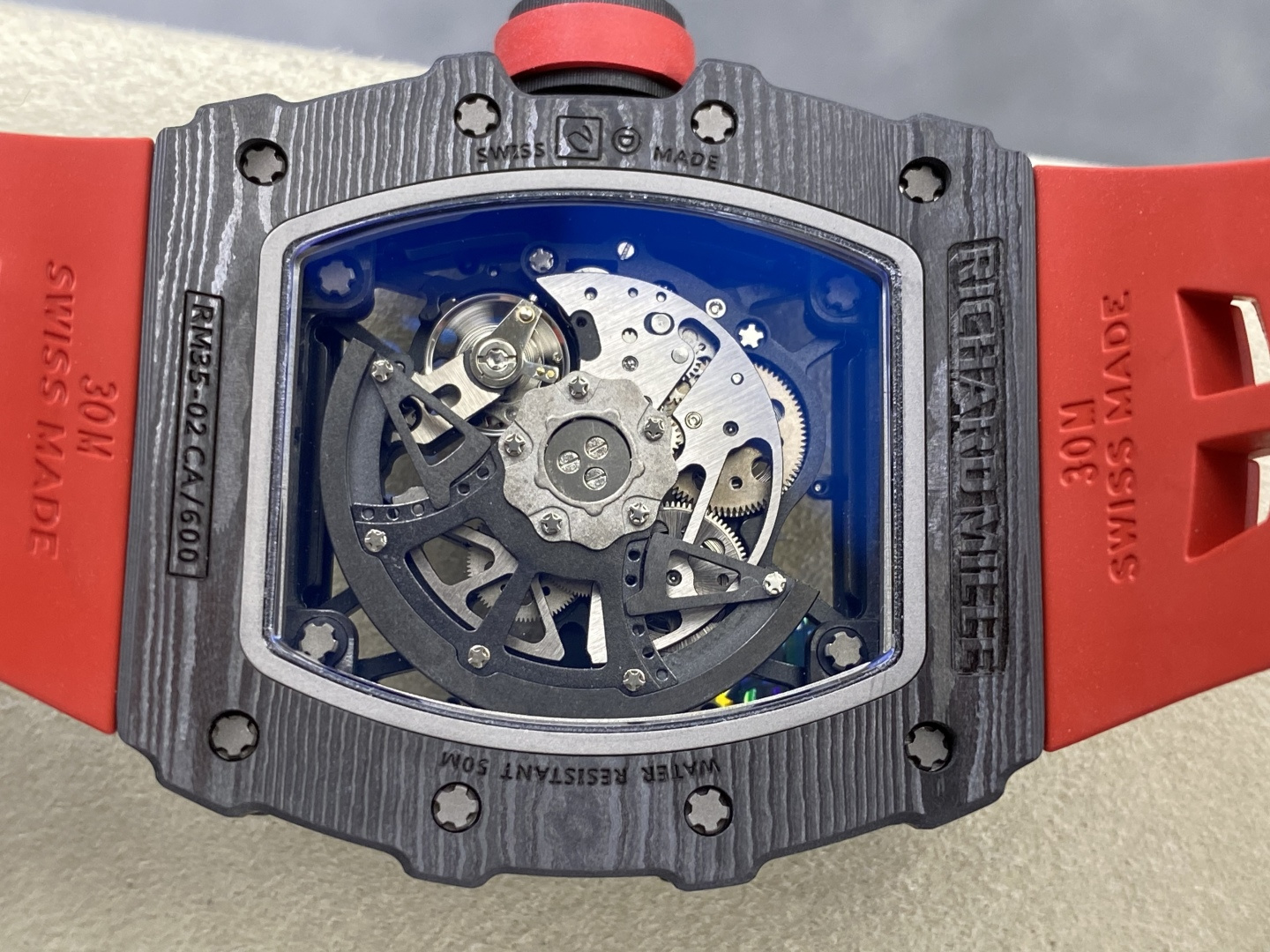 Richard Mille RM 035 RM35-02 Titanium 44.5 mm ZF Factory Configuration 25AA45 1:1 Superclone - Image 10