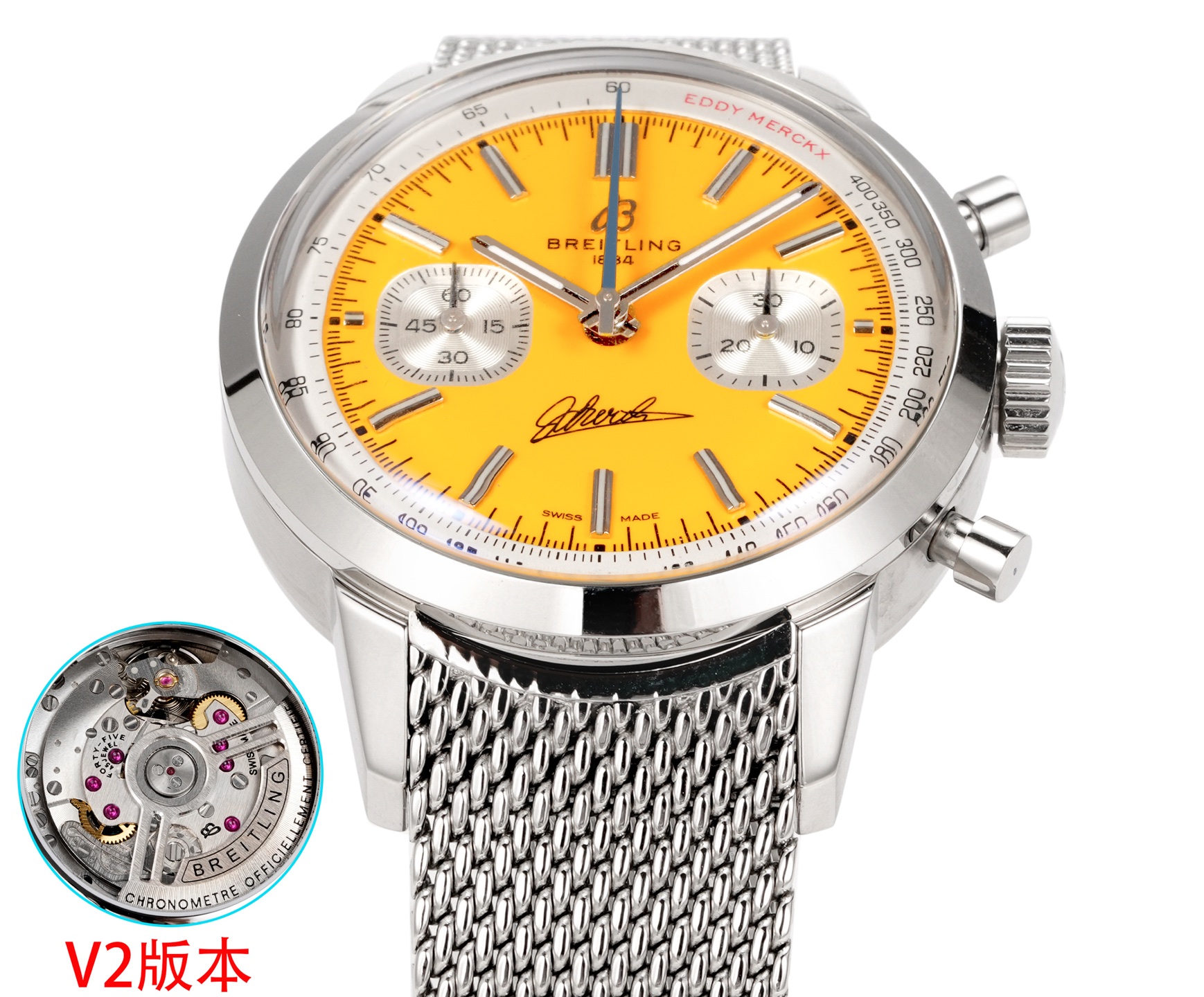 Breitling Navitimer Stainless steel Black dial 41 mm Chronograph BLS Factory Configuration 5531A7 1:1 Superclone - Image 5