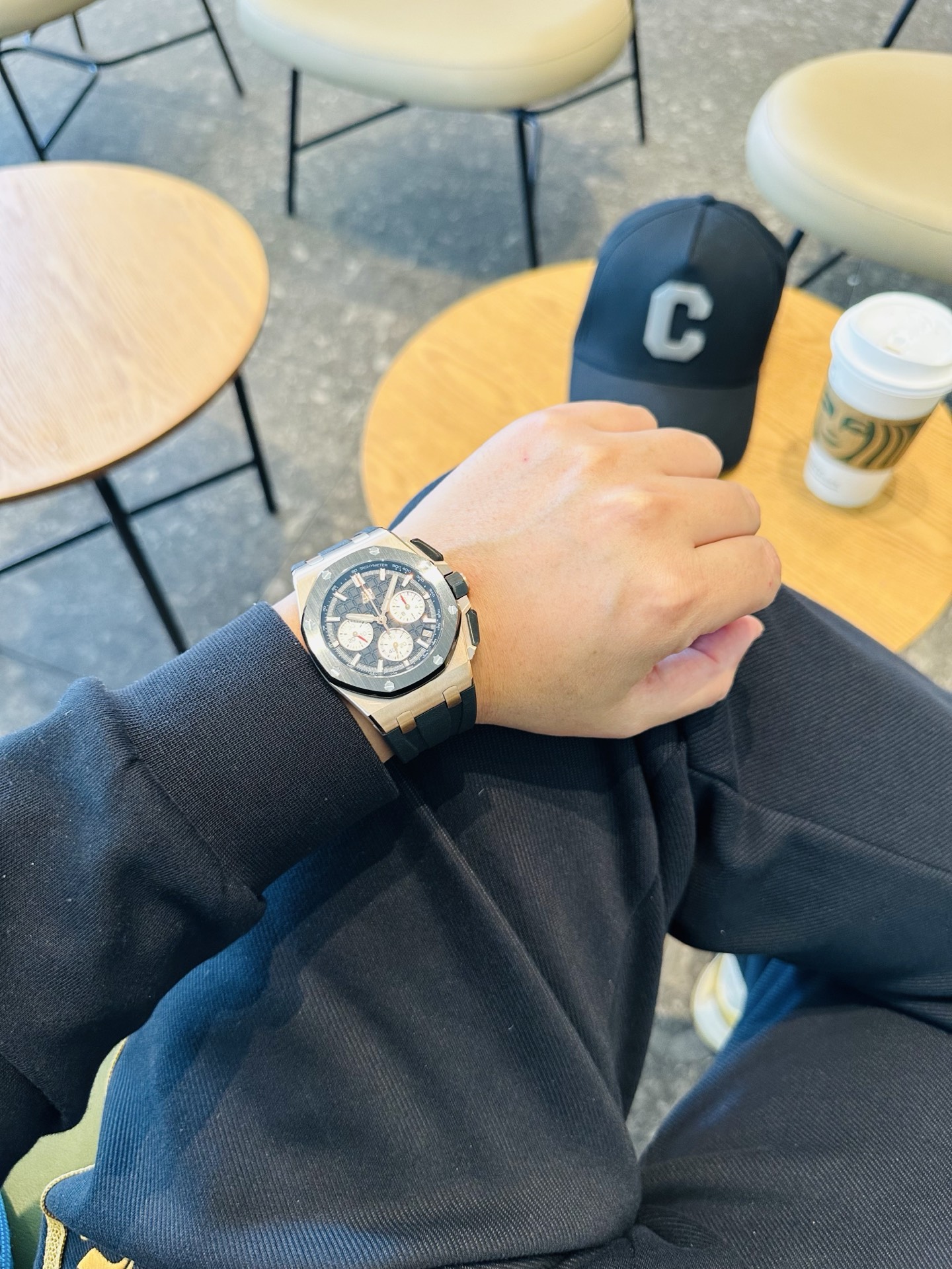 Audemars Piguet Royal Oak Offshore 26420 316 Stainless Steel Rubber strap 44 mm Date display LS Factory Configuration FF37BC 1:1 Superclone - Image 10