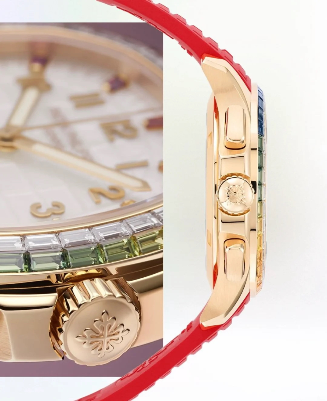 Patek Philippe Aquanaut Luce 7968/300R-001 Rainbow Chronograph 1:1 Superclone - Image 244