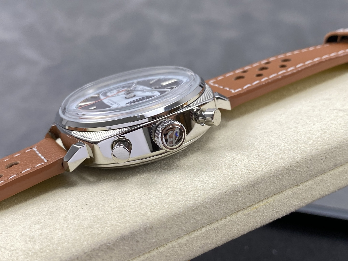 Breitling Top Time Leather strap 38 mm Chronograph BLS Factory Configuration DA97A4 1:1 Superclone - Image 3