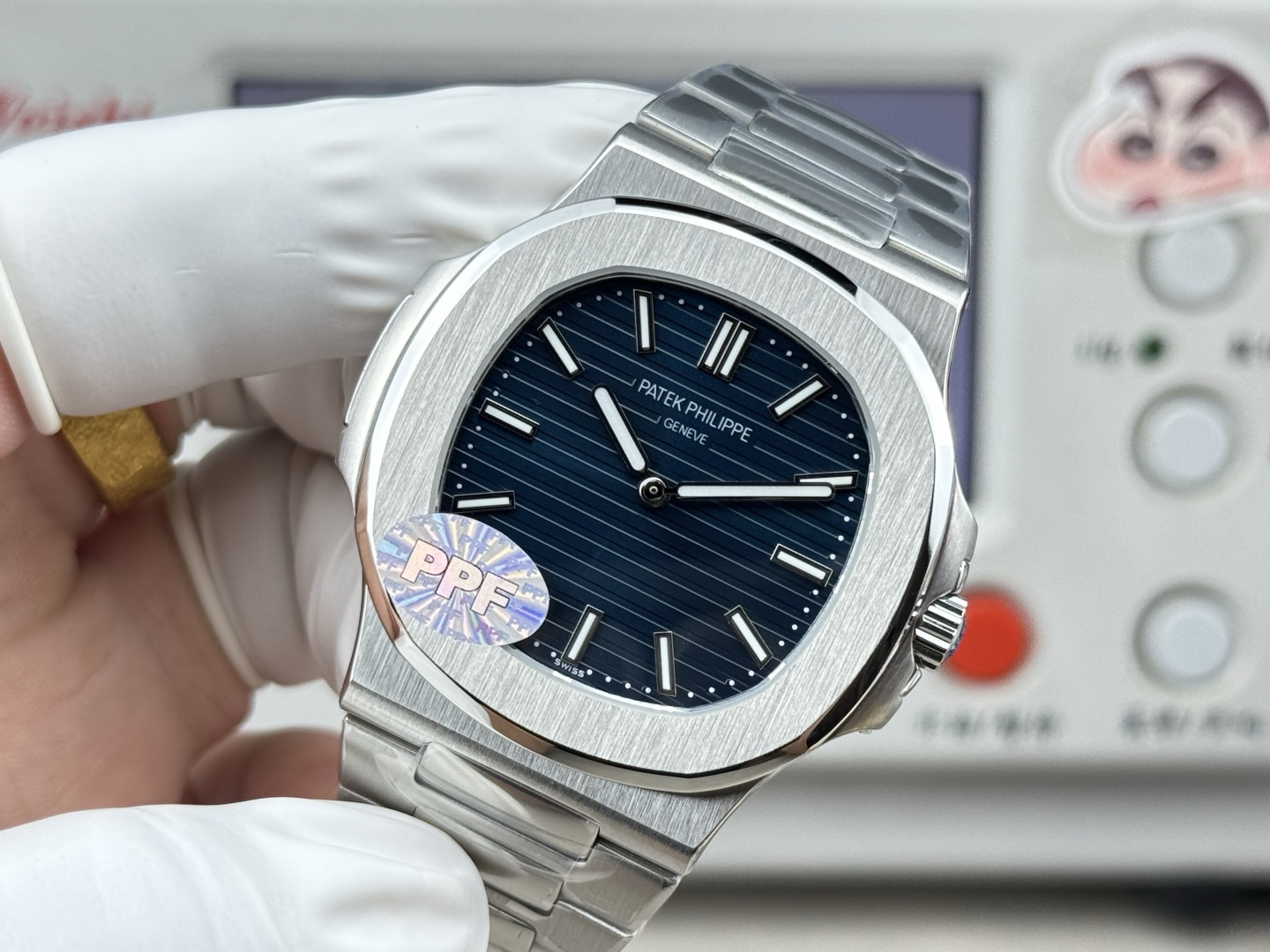 Patek Philippe Nautilus Date. Seconde Au Centre 5811/1G-001 1:1 Superclone - Image 2