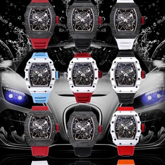 Richard Mille RM 035 RM35-01 Black dial Rubber strap Configuration FD5F53 1:1 Superclone