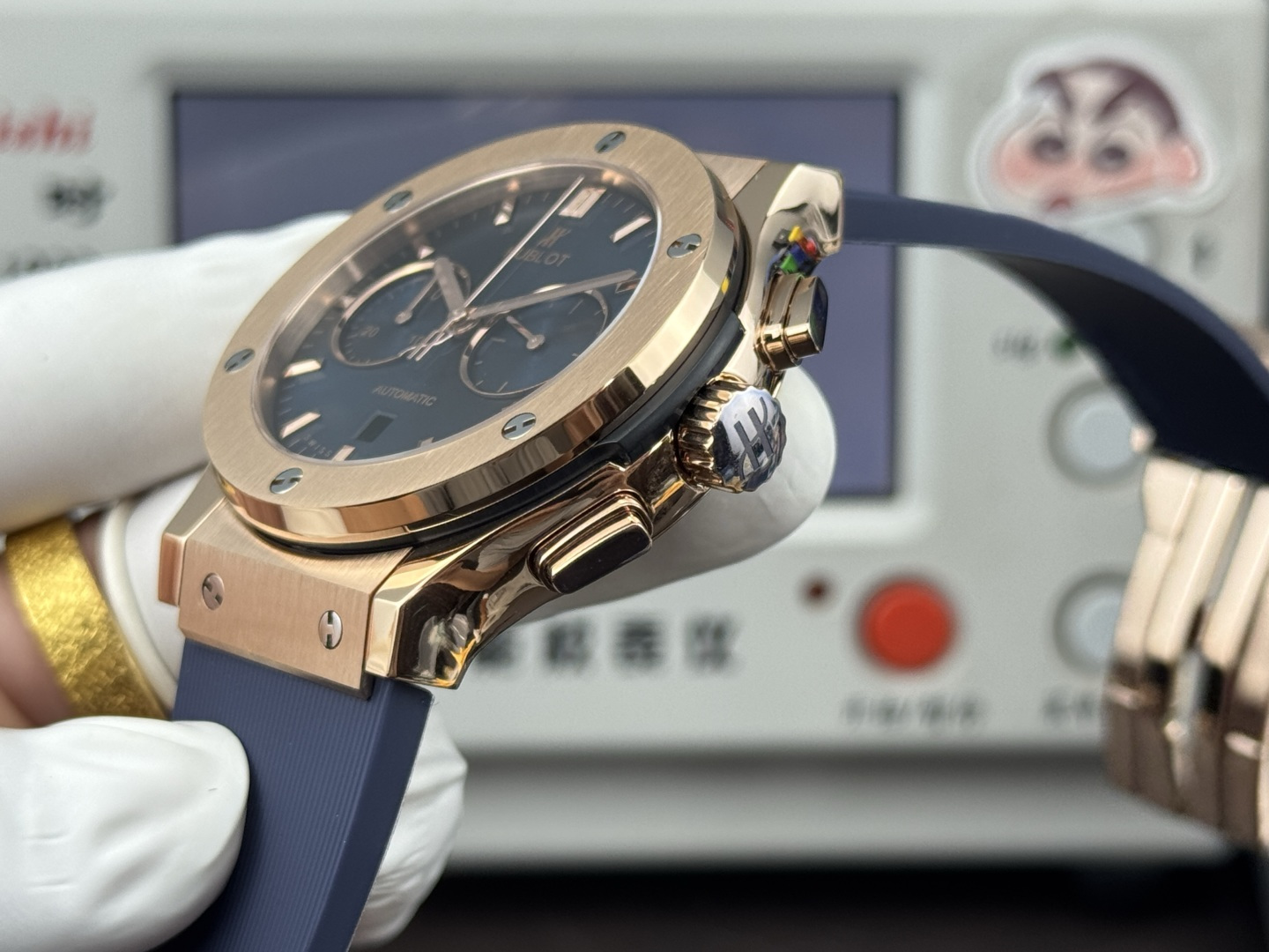 Hublot Classic Fusion Stainless steel 45 mm Chronograph Configuration 4DE7F6 1:1 Superclone - Image 9