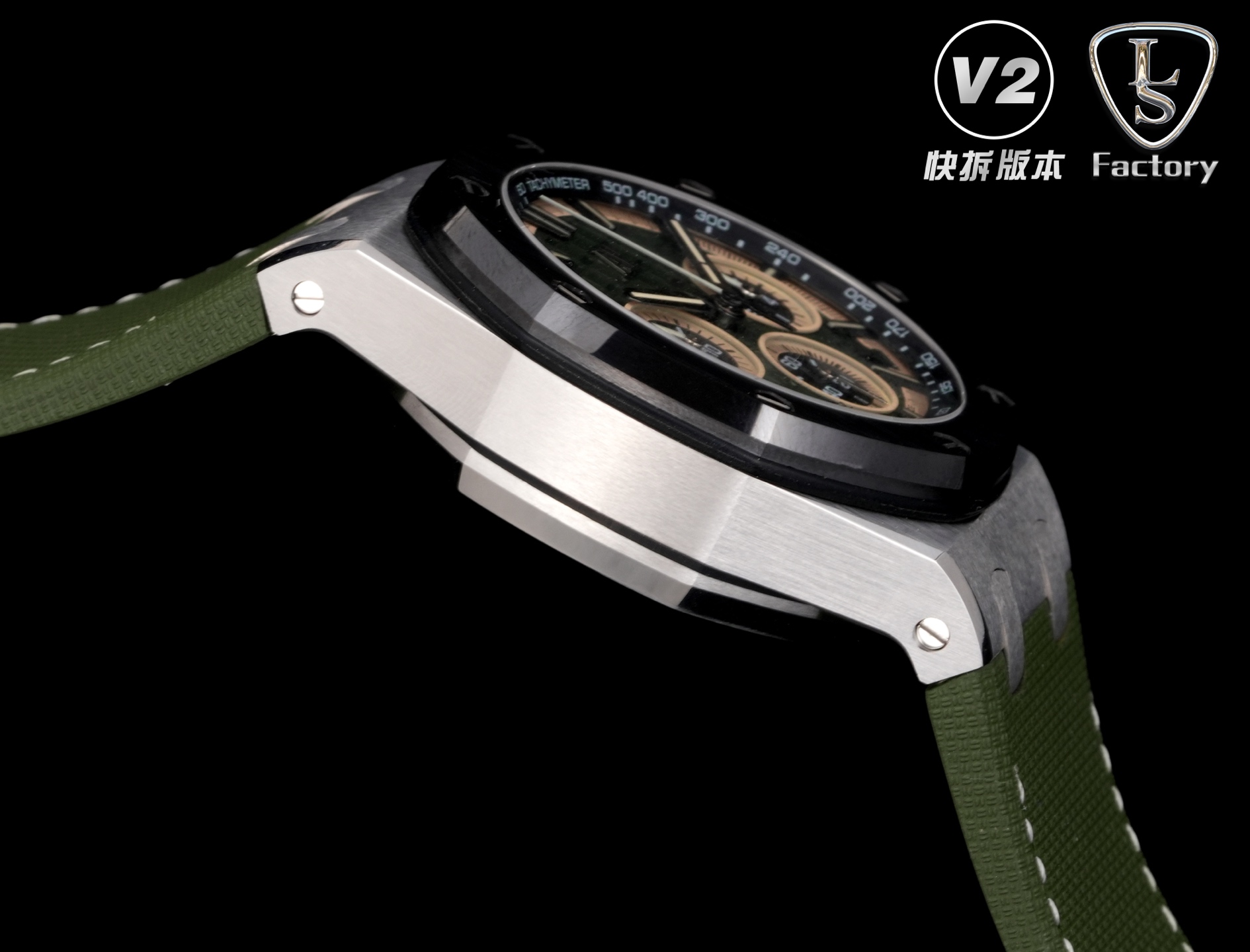 Audemars Piguet Royal Oak Offshore 26420 316 Stainless Steel Rubber strap 43 mm Date display Configuration 936BA0 1:1 Superclone - Image 7