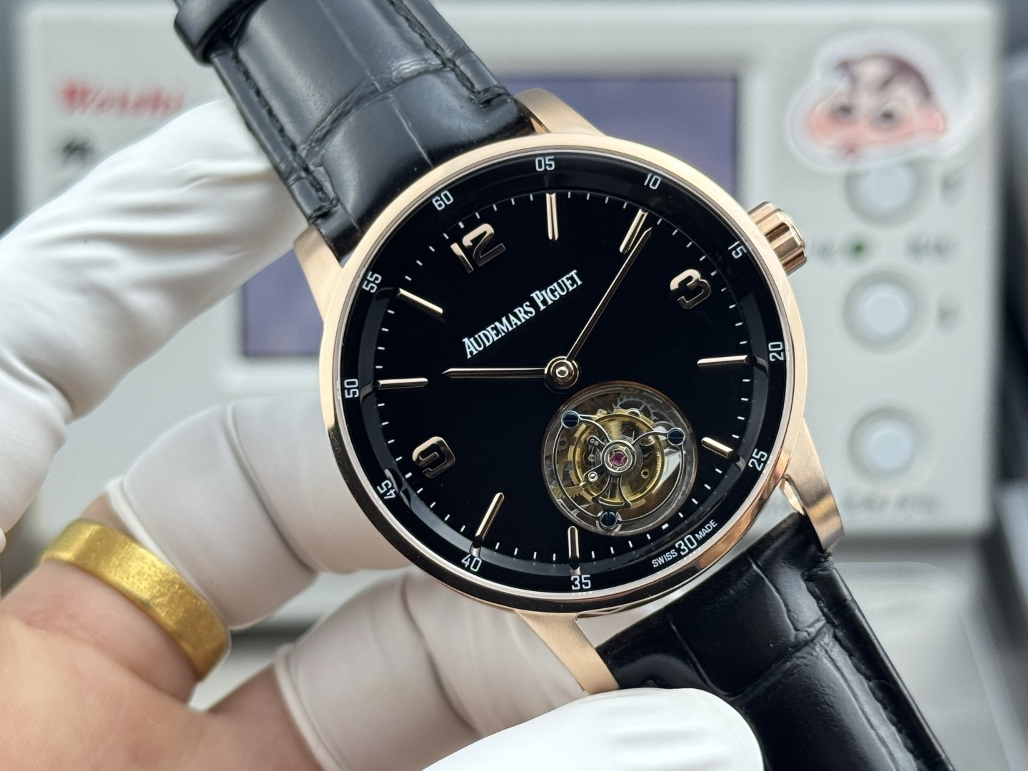 Audemars Piguet Code 11.59 26396 Stainless steel Fabric strap 42 mm Tourbillon Configuration 4ABF50 1:1 Superclone - Image 6