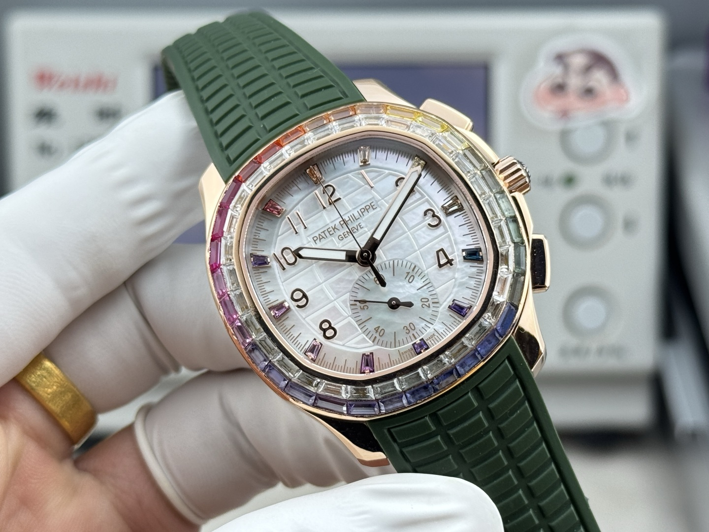 Patek Philippe Aquanaut Luce 7968/300R-001 Rainbow Chronograph 1:1 Superclone - Image 99