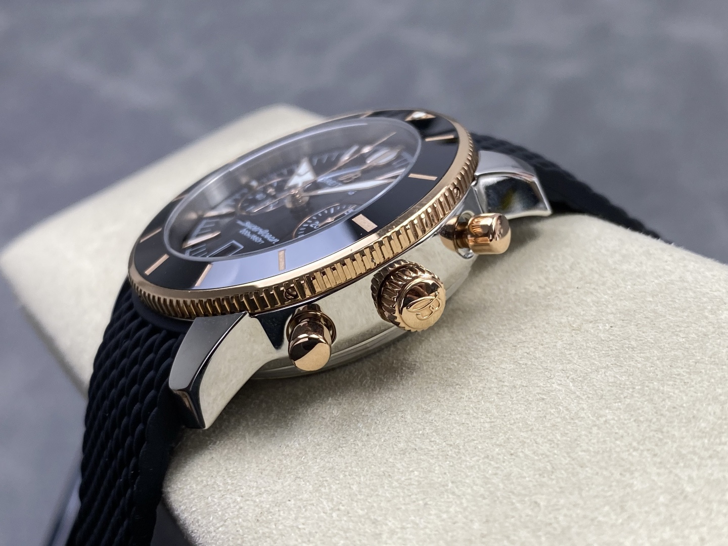 Breitling Superocean Heritage Rubber strap Chronograph BLS Factory Configuration 96C01F 1:1 Superclone - Image 3
